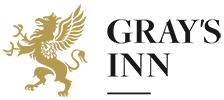 Gray's Inn logo featuring a gold lion and the text 'GRAY'S INN'