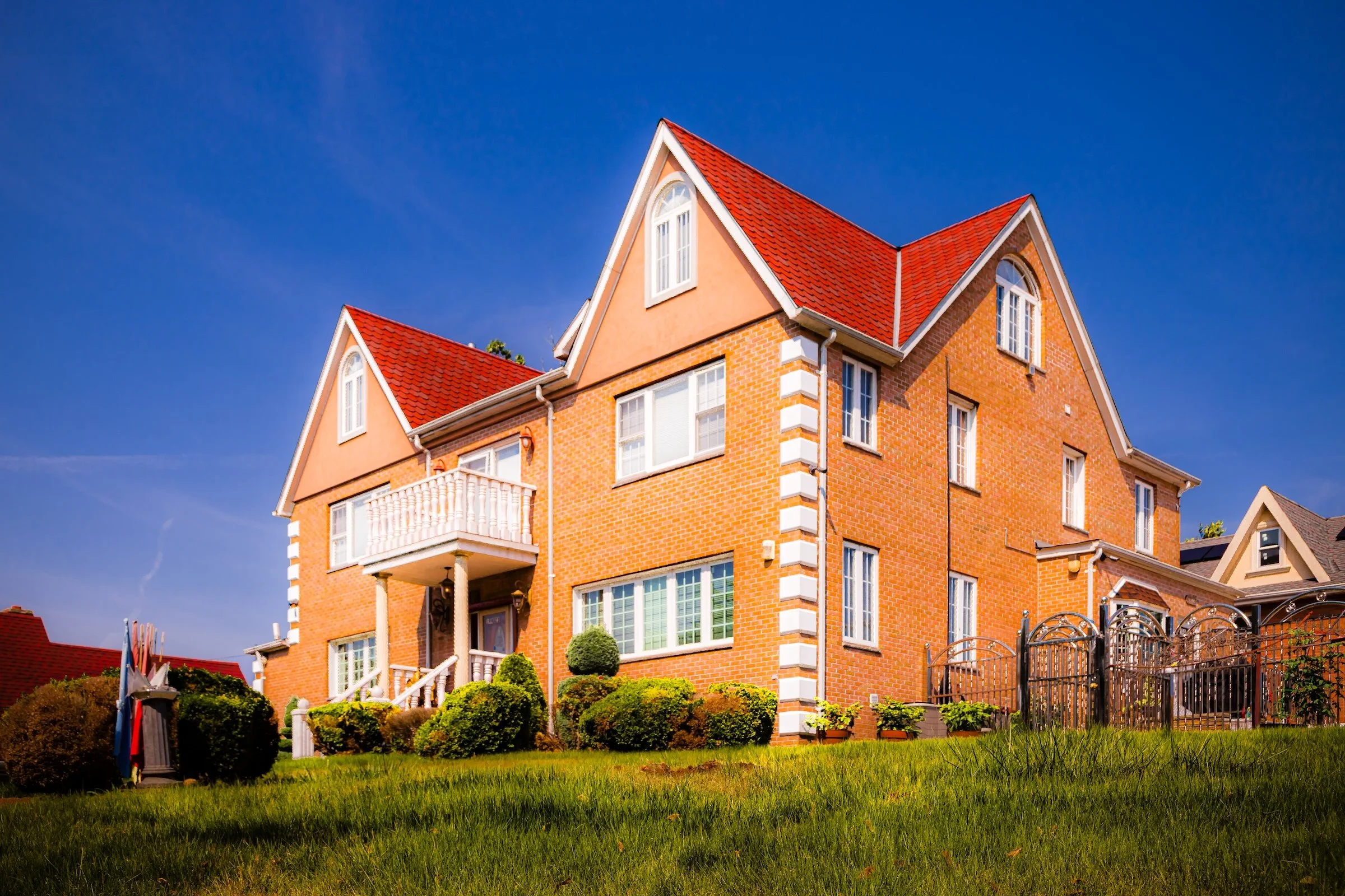 Red Gables On The Hillside - Click To Purchase Print
