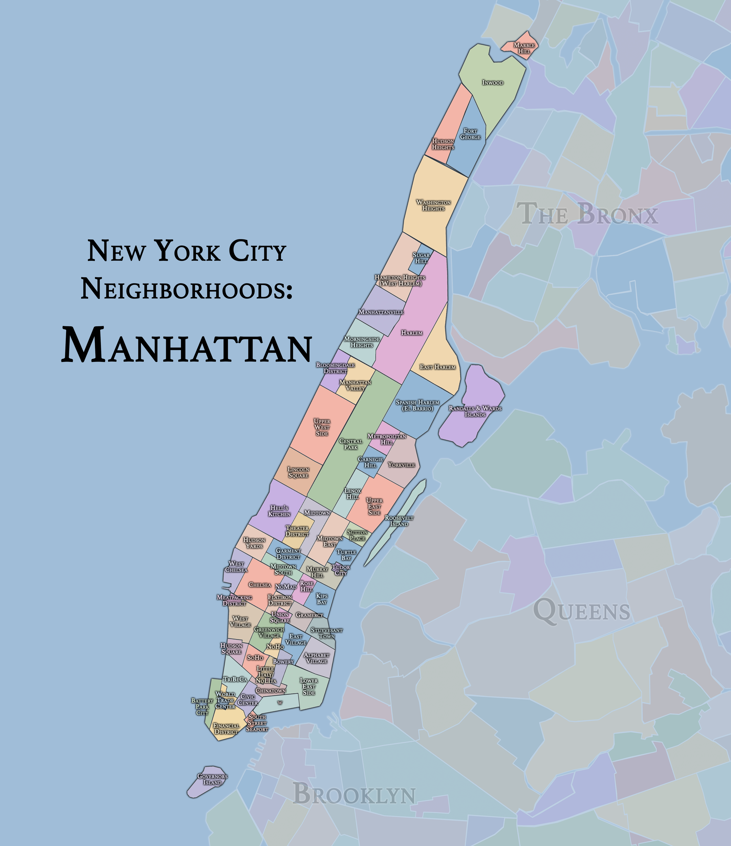 Manhattan Neighborhoods — CityNeighborhoods.NYC