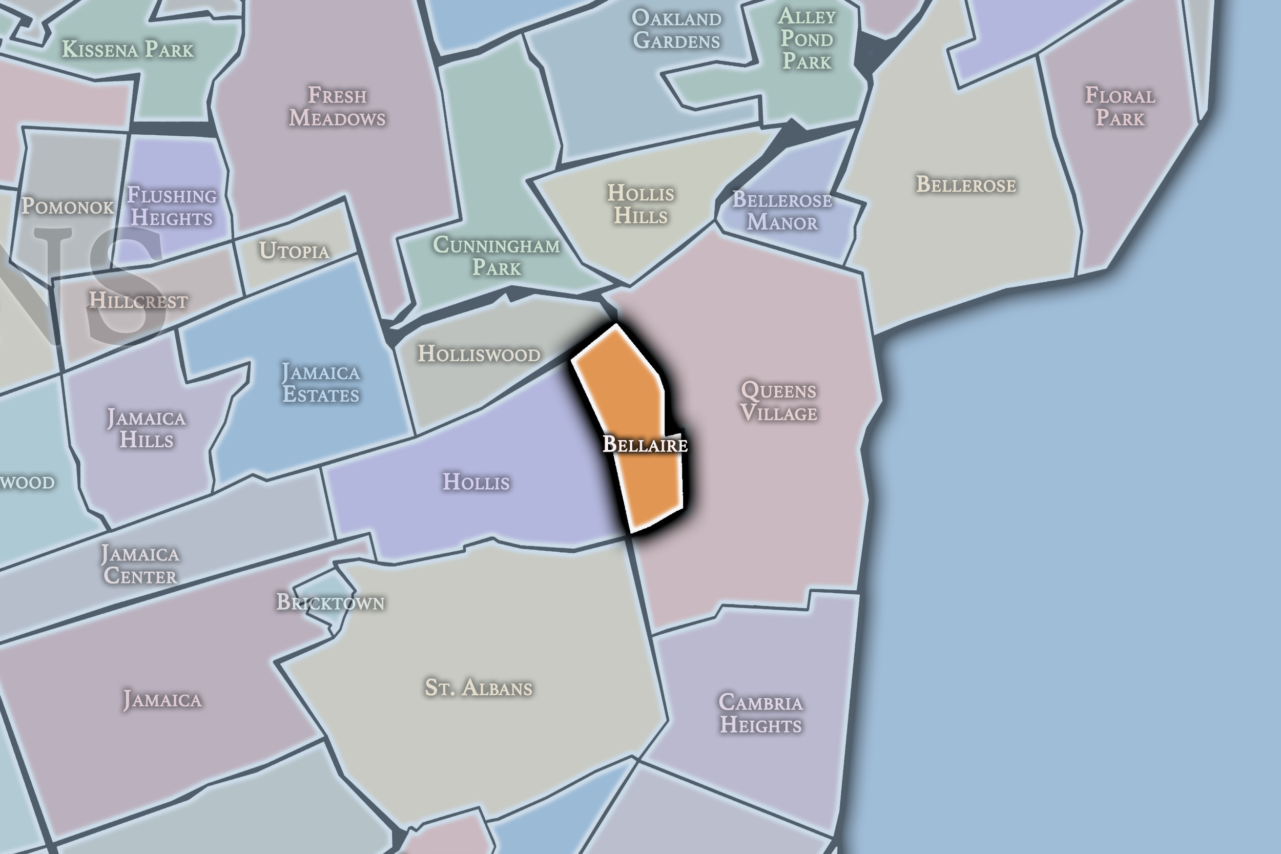 Bellaire Neighborhood Map.png