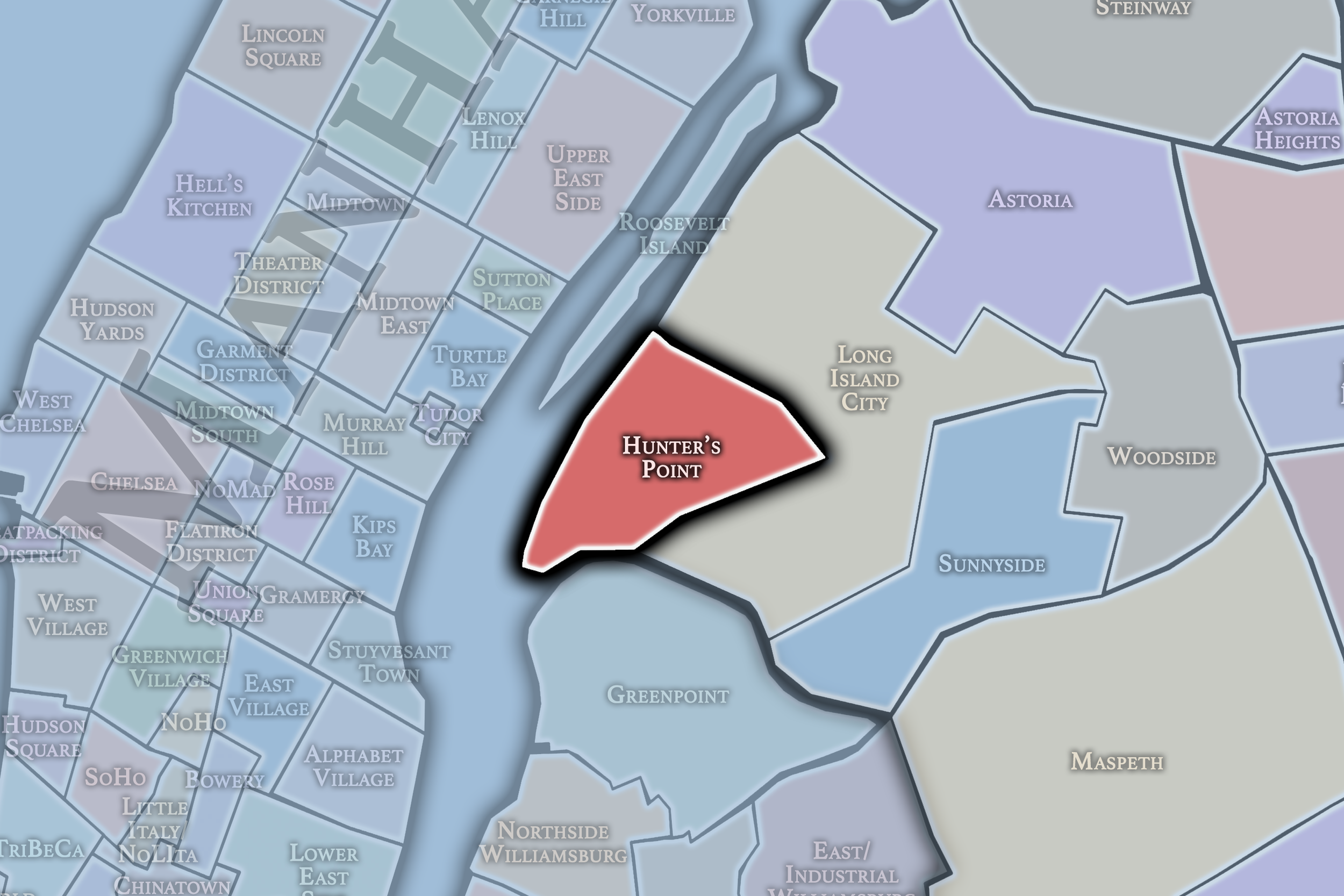 Hunter's Point Neighborhood Map.png