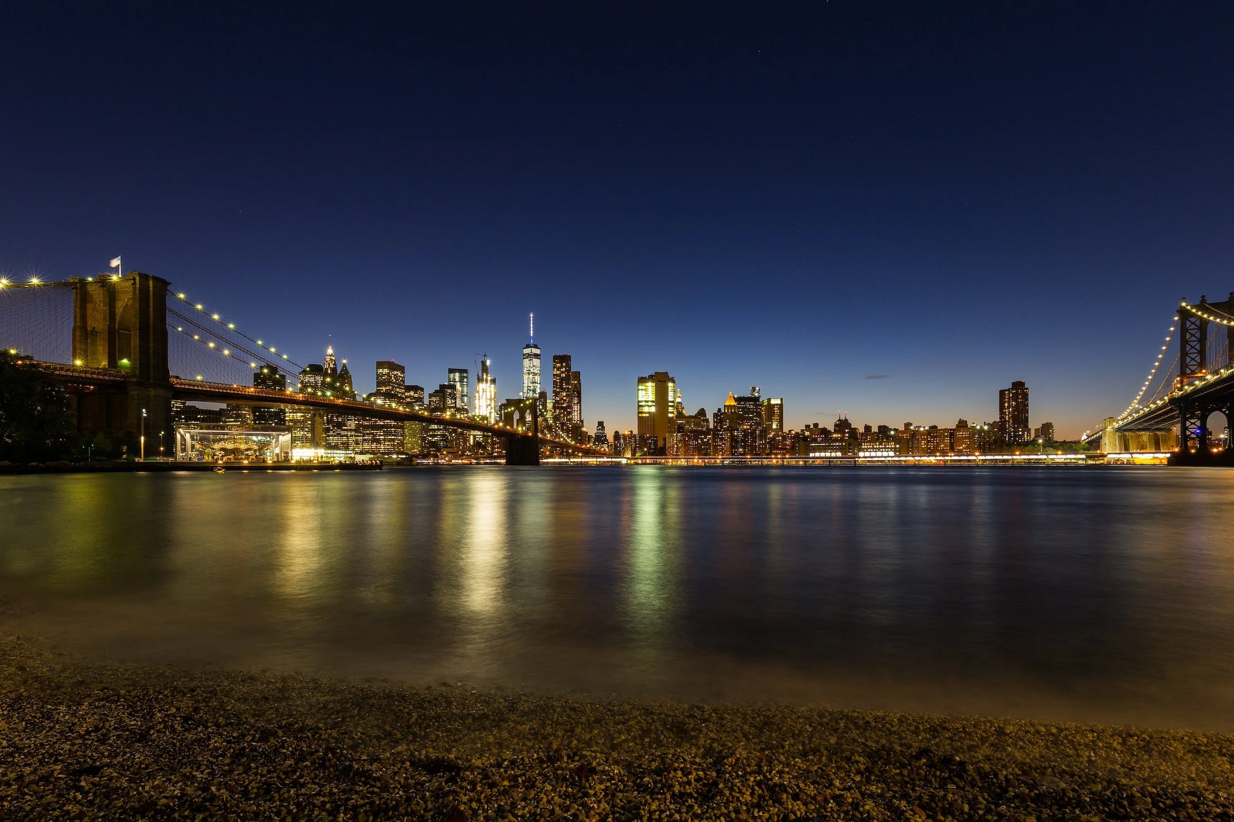 A map of the New York City area displaying numerous location pins with numbers, indicating specific points of interest or data collection sites across the city and surrounding regions.