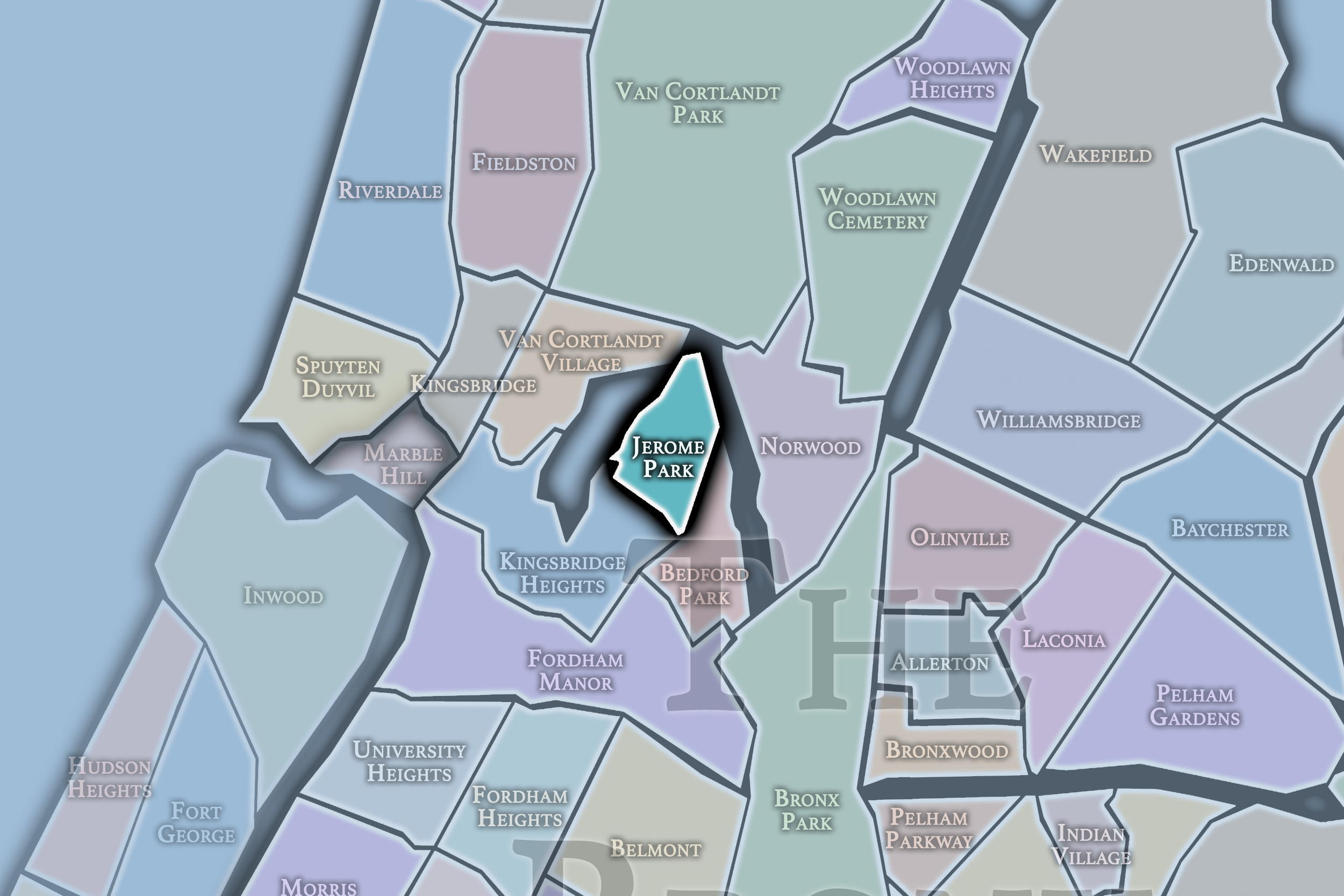 Jerome Park Neighborhood Map.png