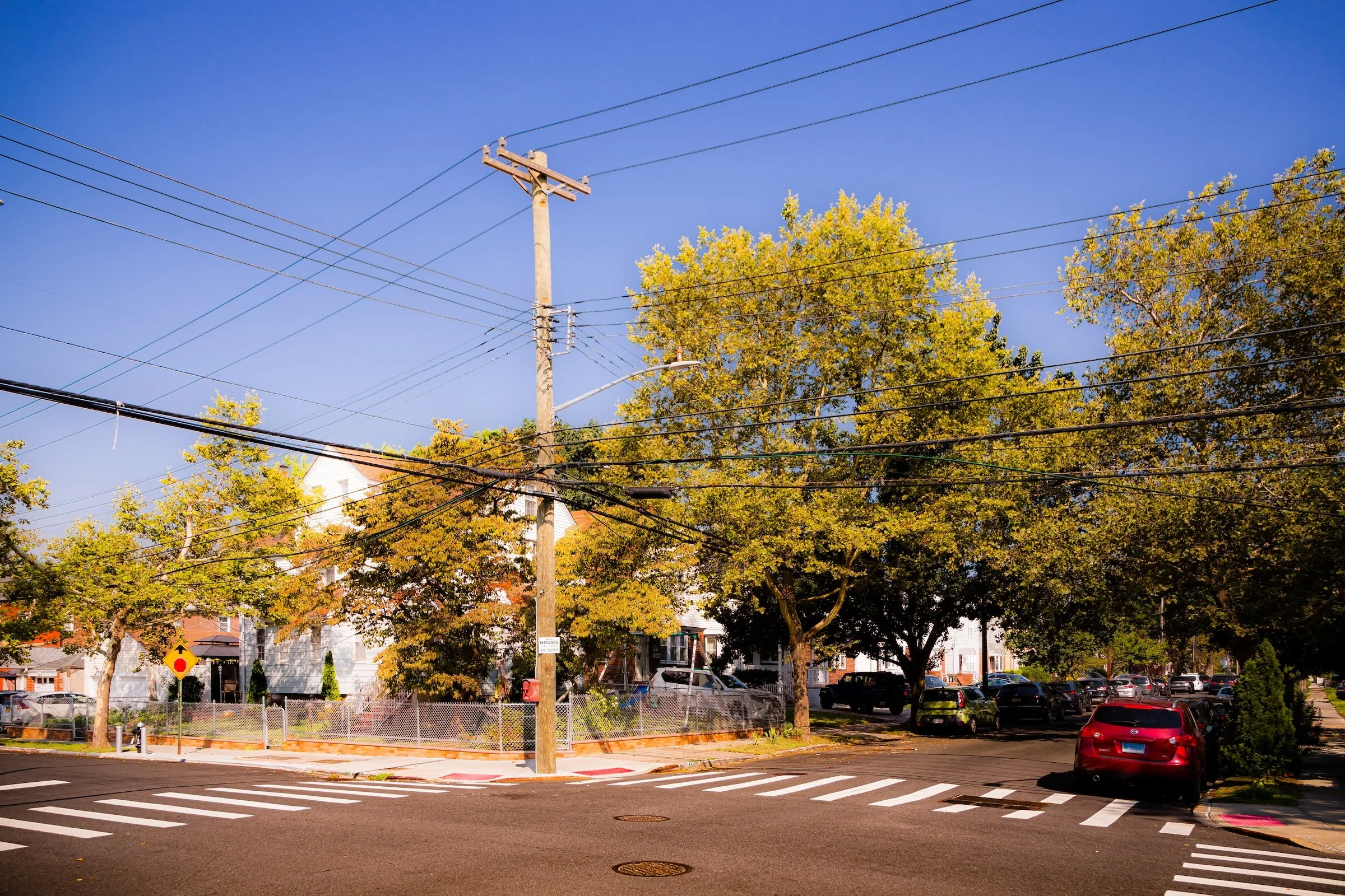 A map of the New York City area displaying numerous location pins with numbers, indicating specific points of interest or data collection sites across the city and surrounding regions.
