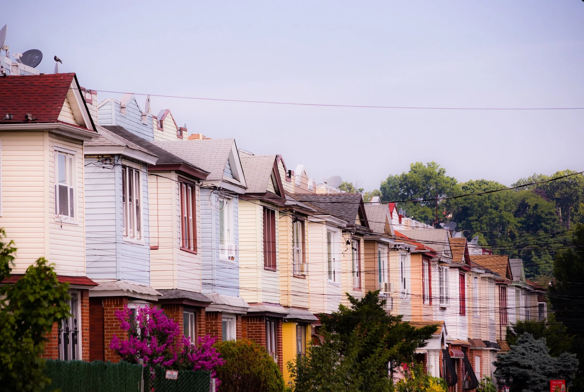 A map of the New York City area displaying numerous location pins with numbers, indicating specific points of interest or data collection sites across the city and surrounding regions.