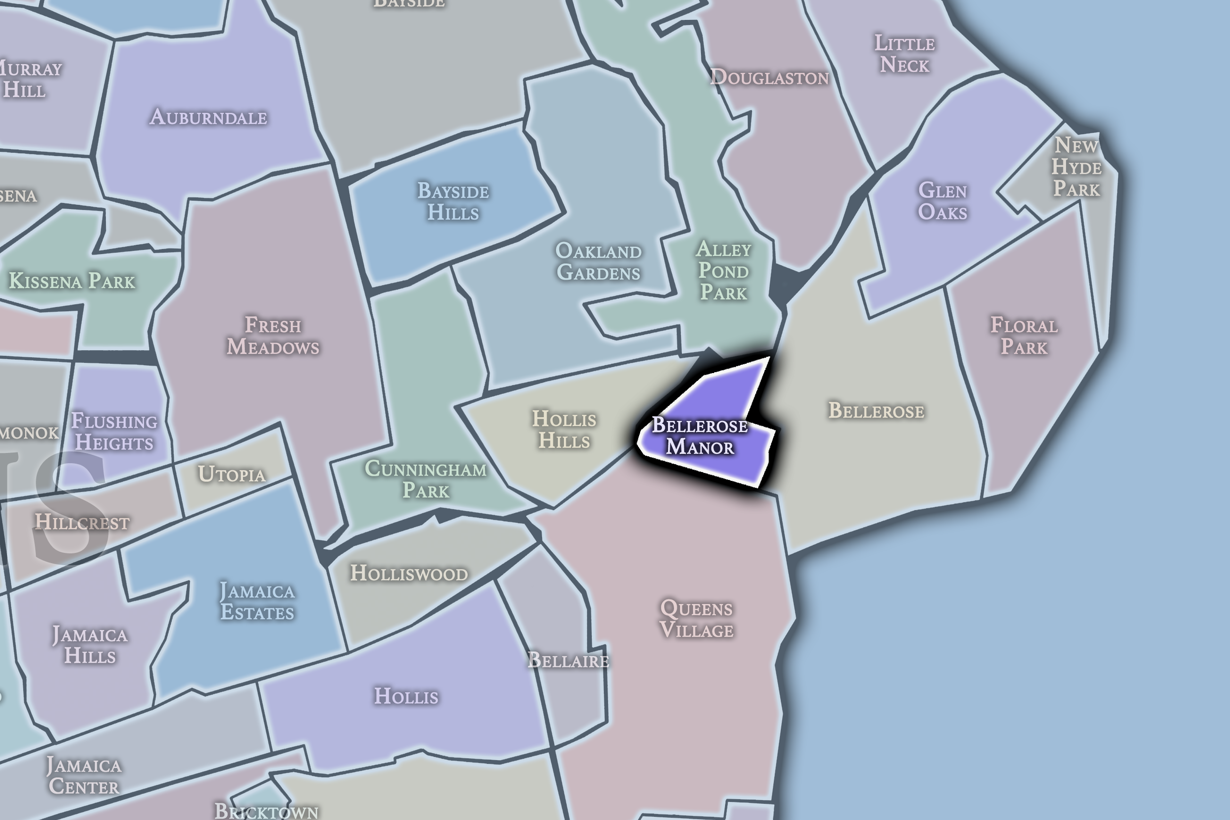 Bellerose Manor Neighborhood Map.png
