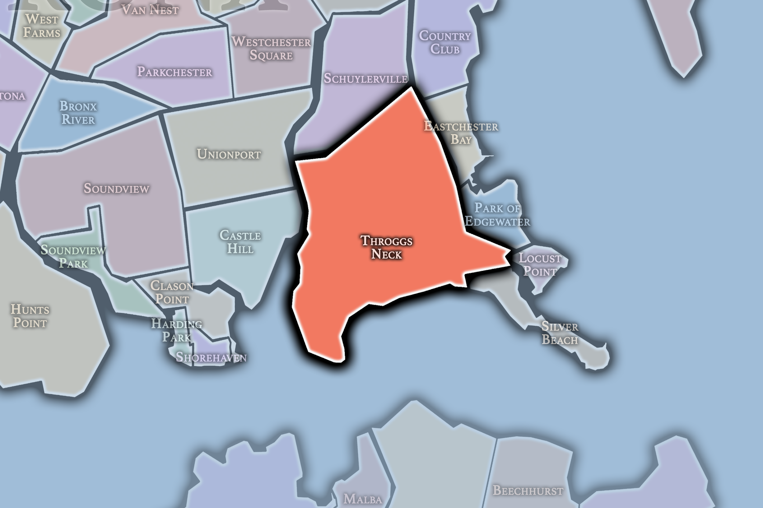 Throggs Neck Neighborhood Map.png