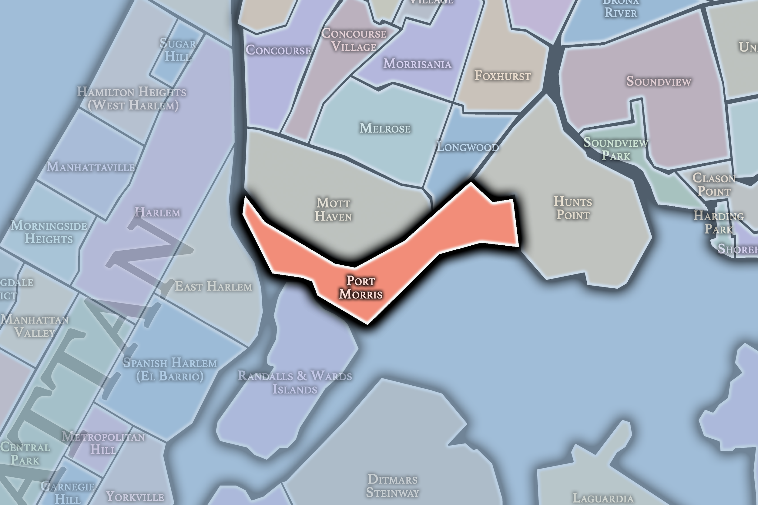 Port Morris Neighborhood Map.png