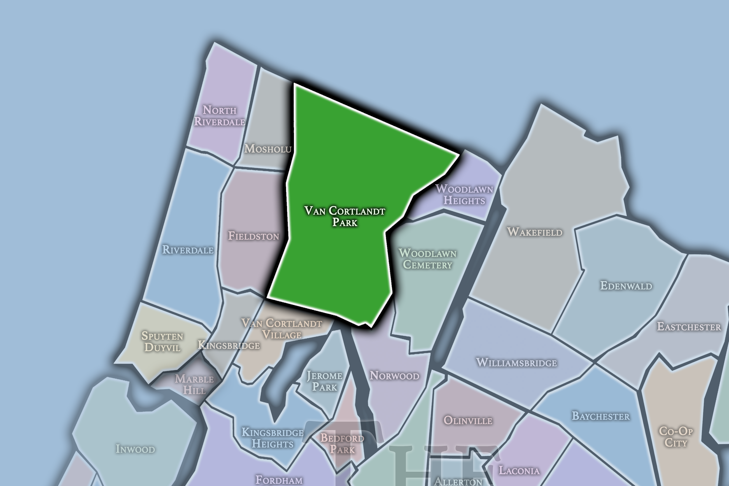 Van Cortlandt Park Neighborhood Map.png