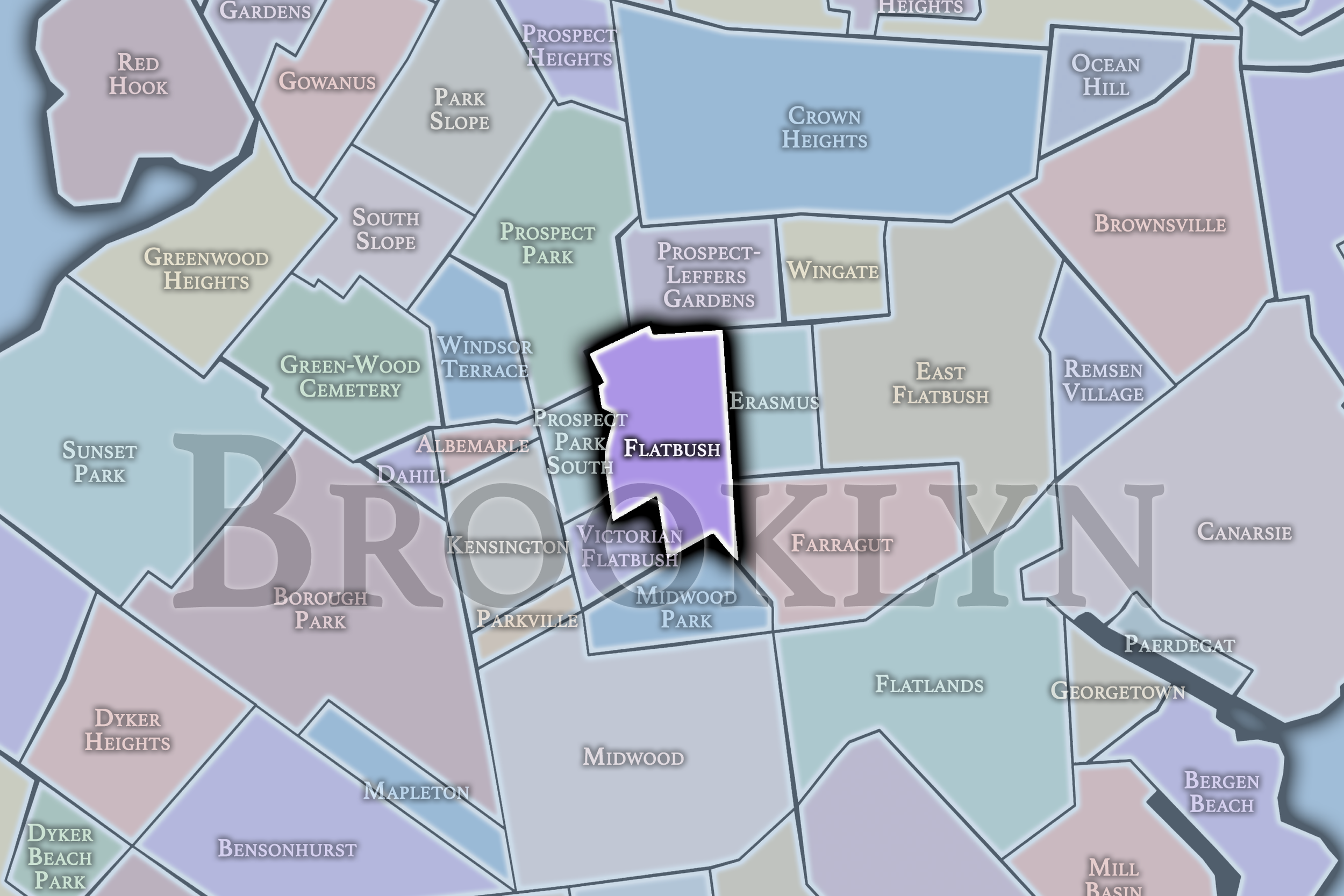Flatbush Neighborhood Map.png