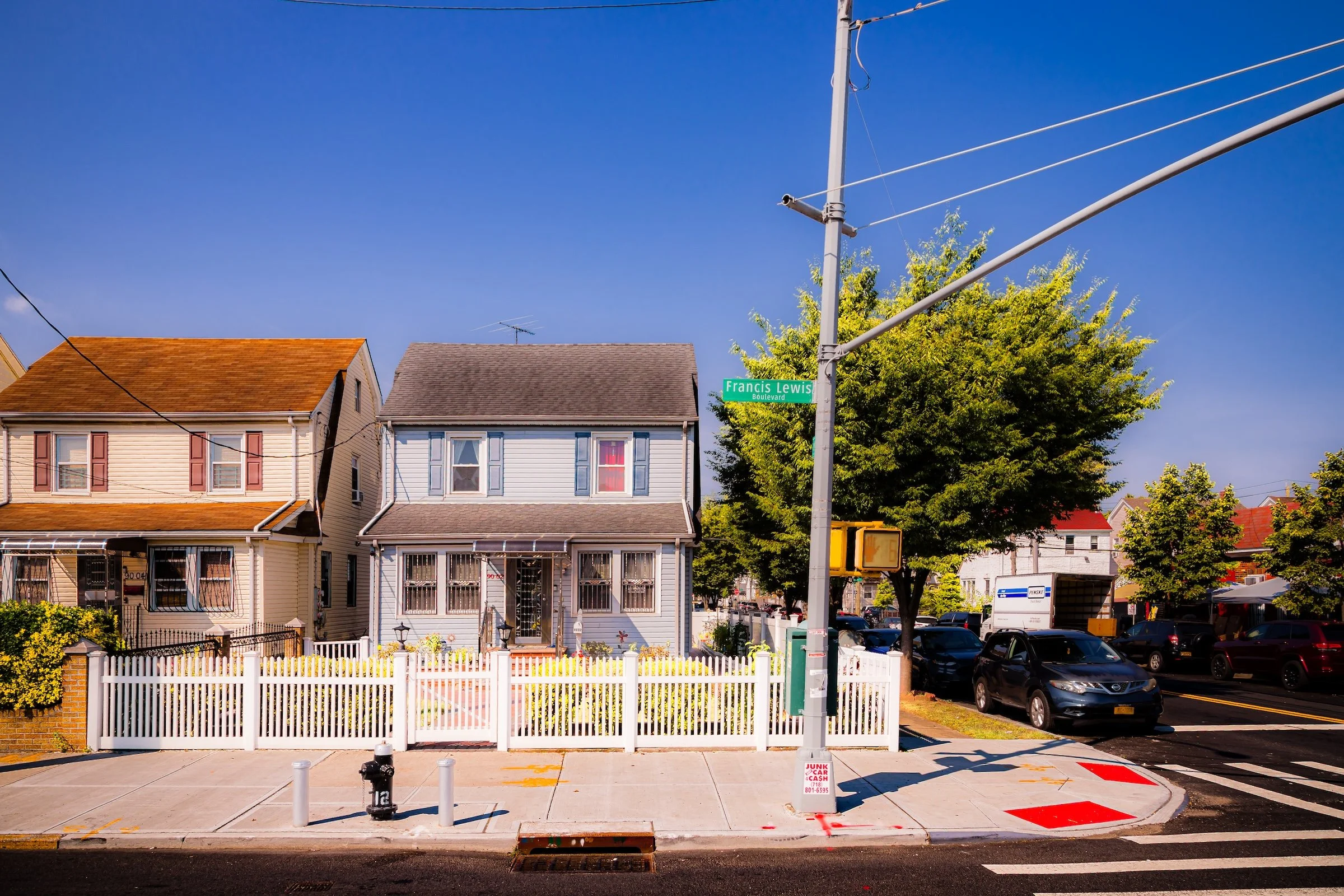 White Picket At Francis Lewis - Click To Purchase Print