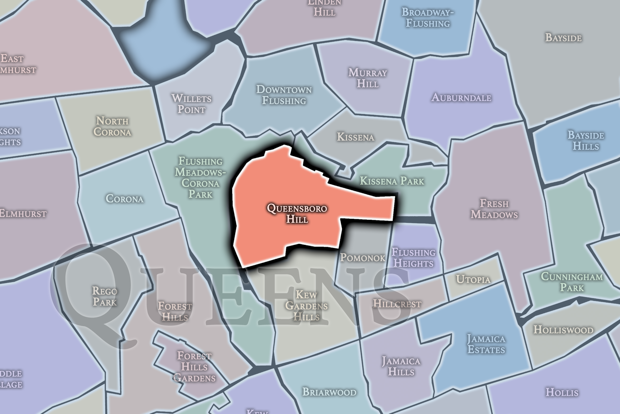 Queensboro Hill Neighborhood Map.png