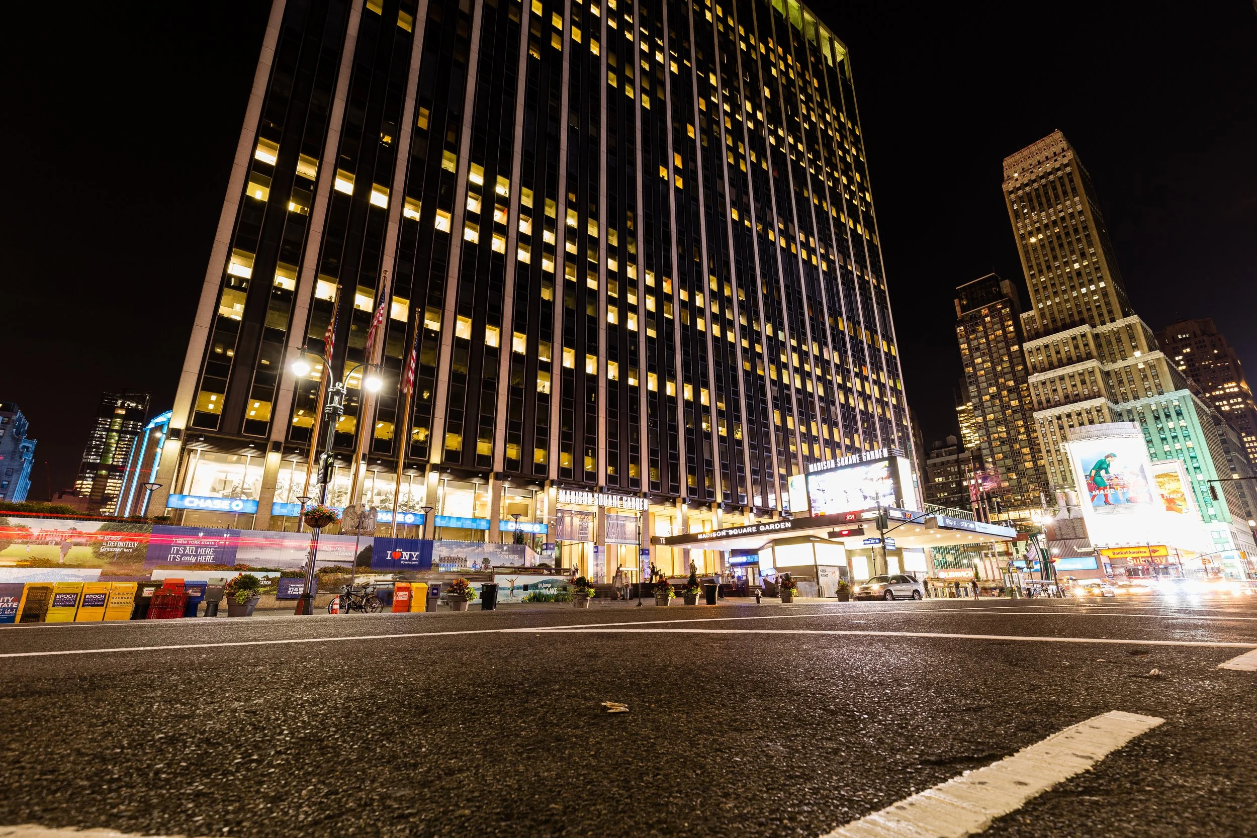 Madison Square Garden at Night