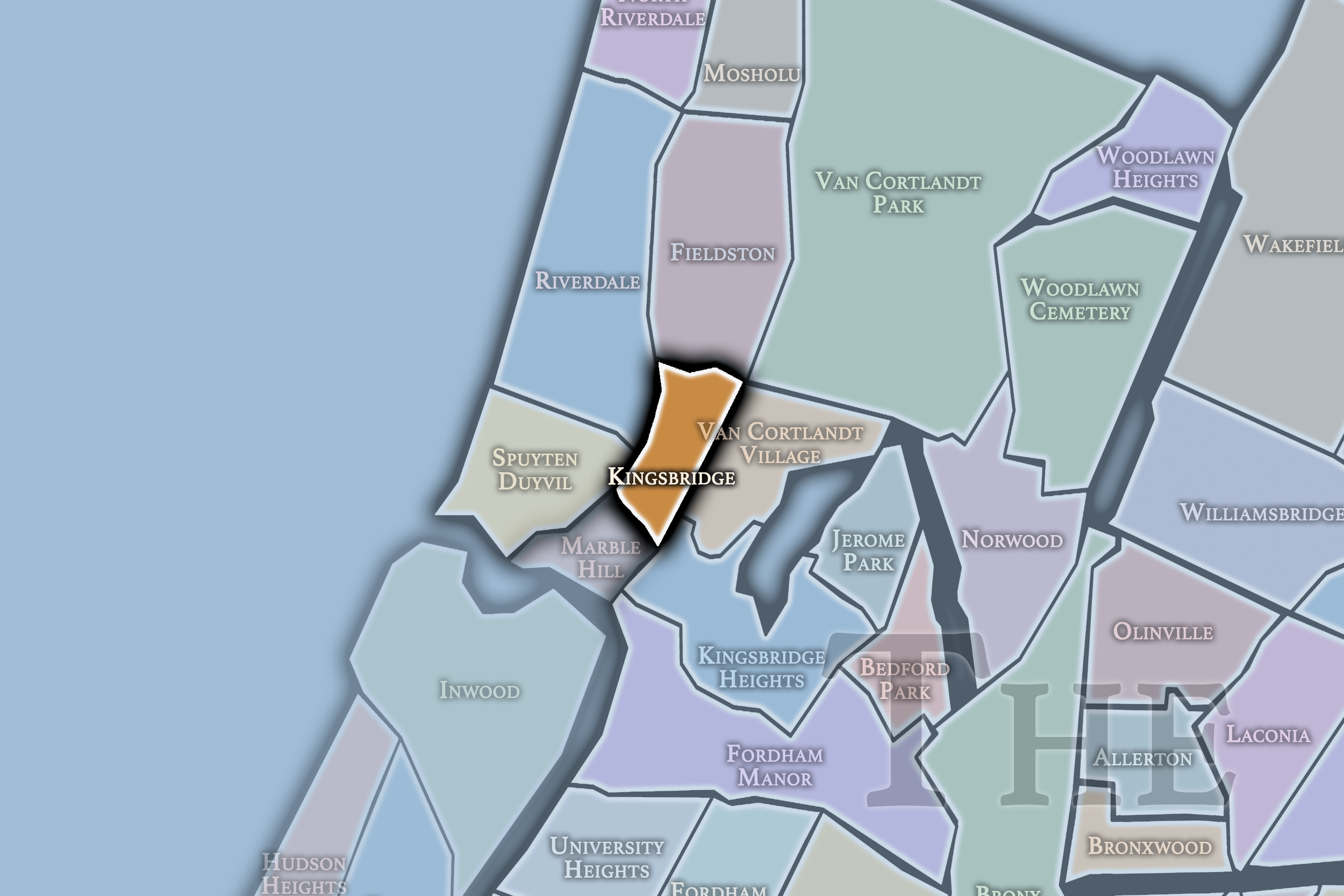 Kingsbridge Neighborhood Map.png