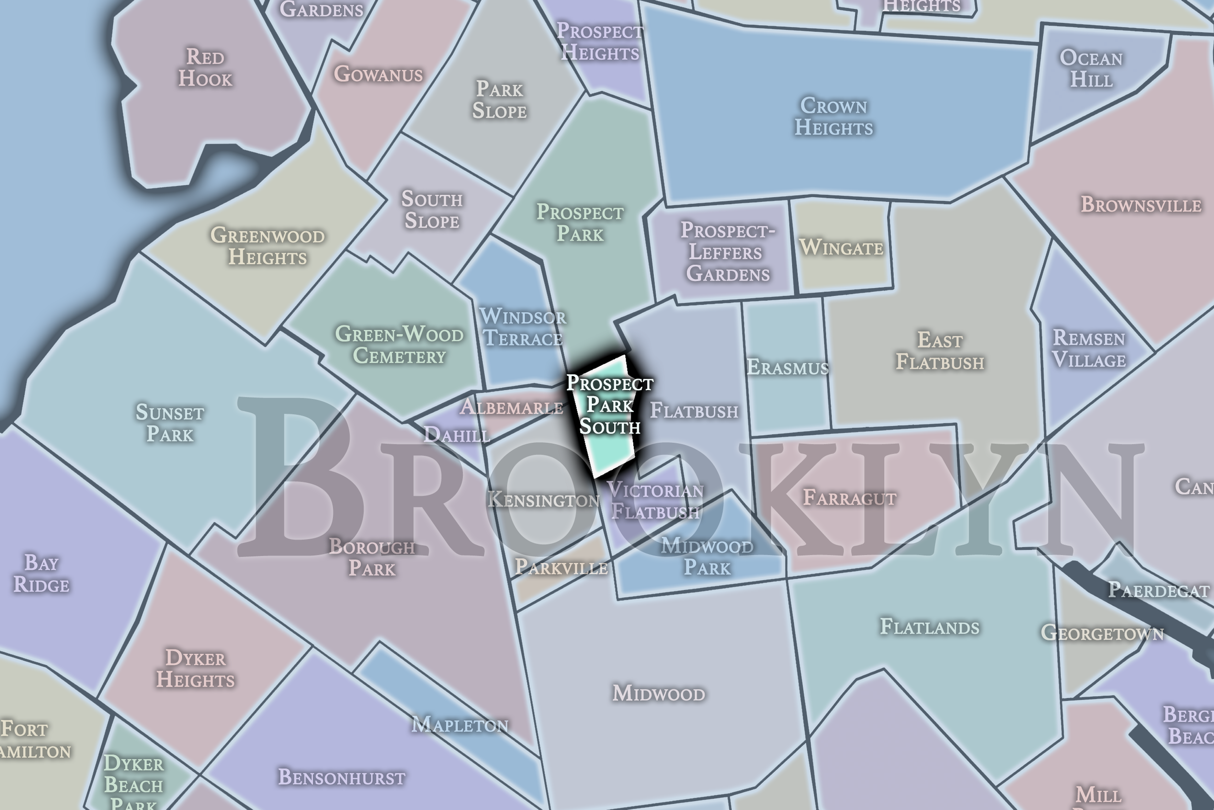Prospect Park South Neighborhood Map.png
