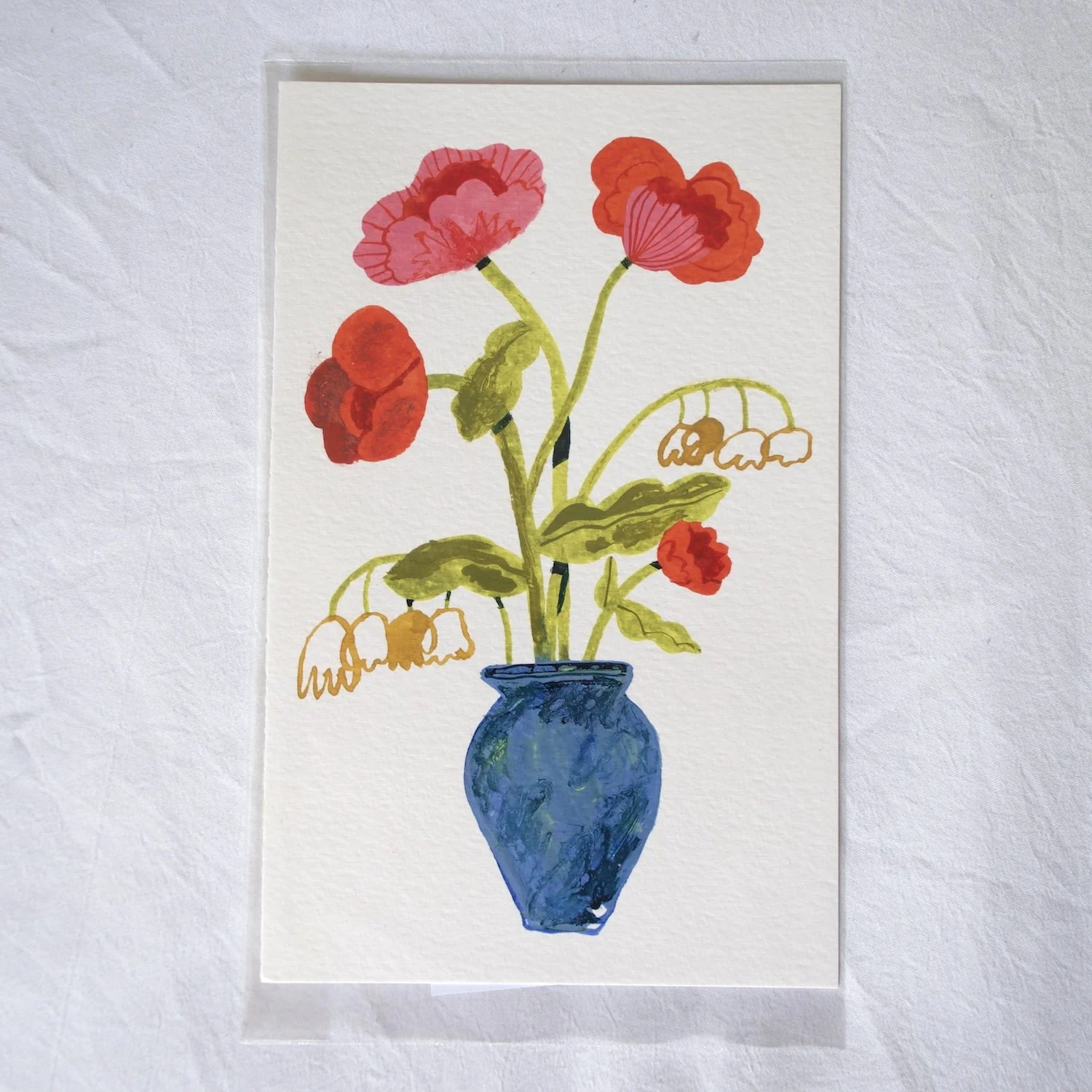 Vase of Flowers Original Painting