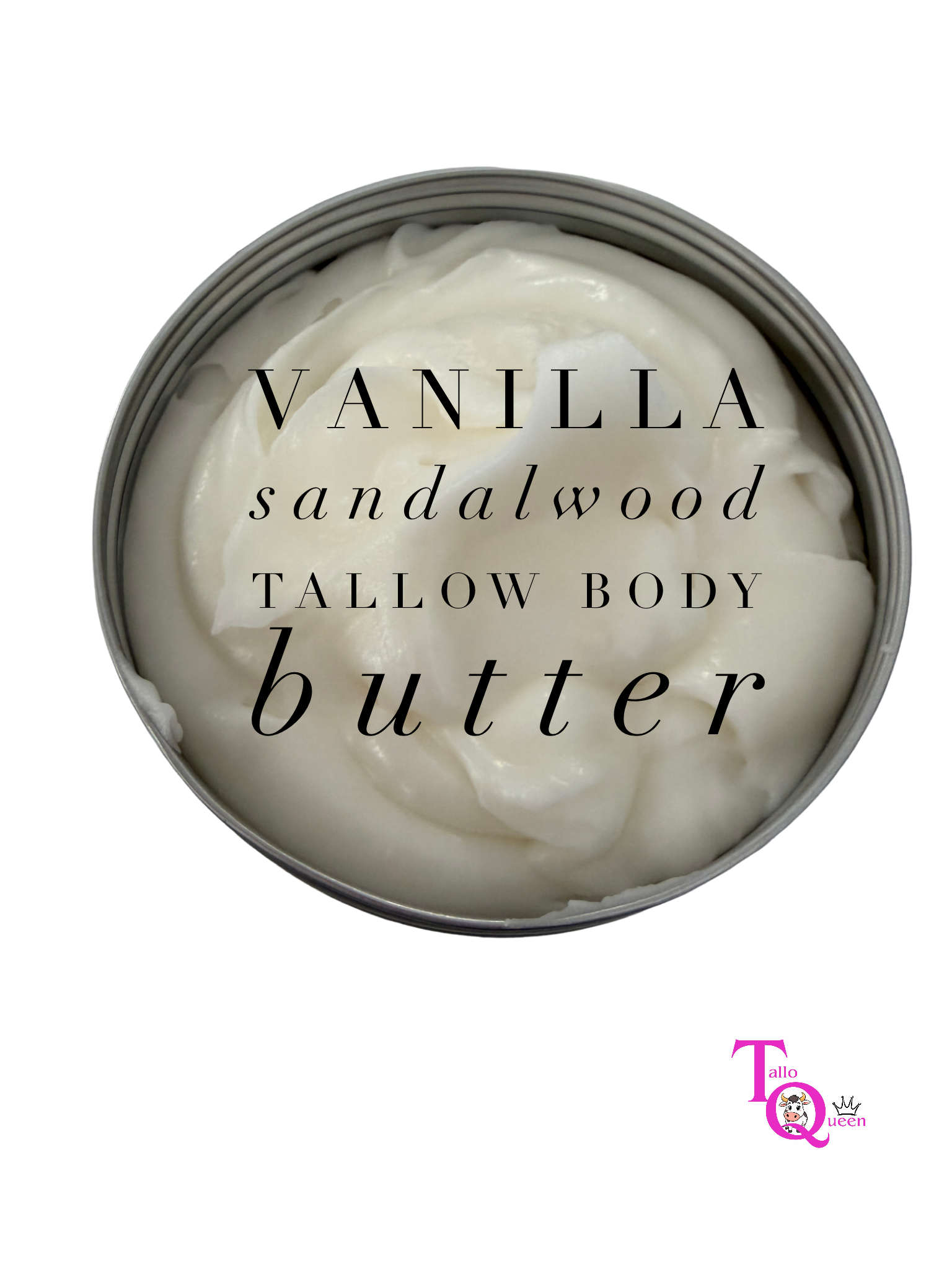 VANILLA SANDALWOOD TALLOW BODY BUTTER, 140g