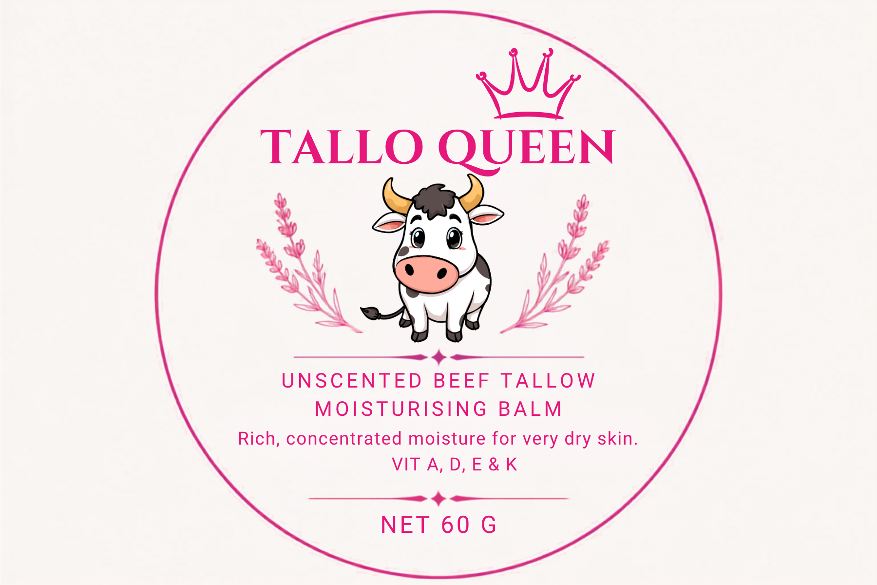 KIDS TALLOW BALM UNSCENTED, 60g.