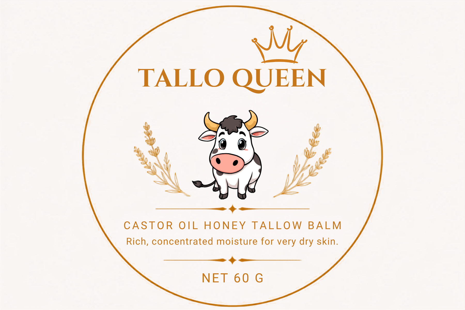 60g, CASTOR OIL HONEY BALM.