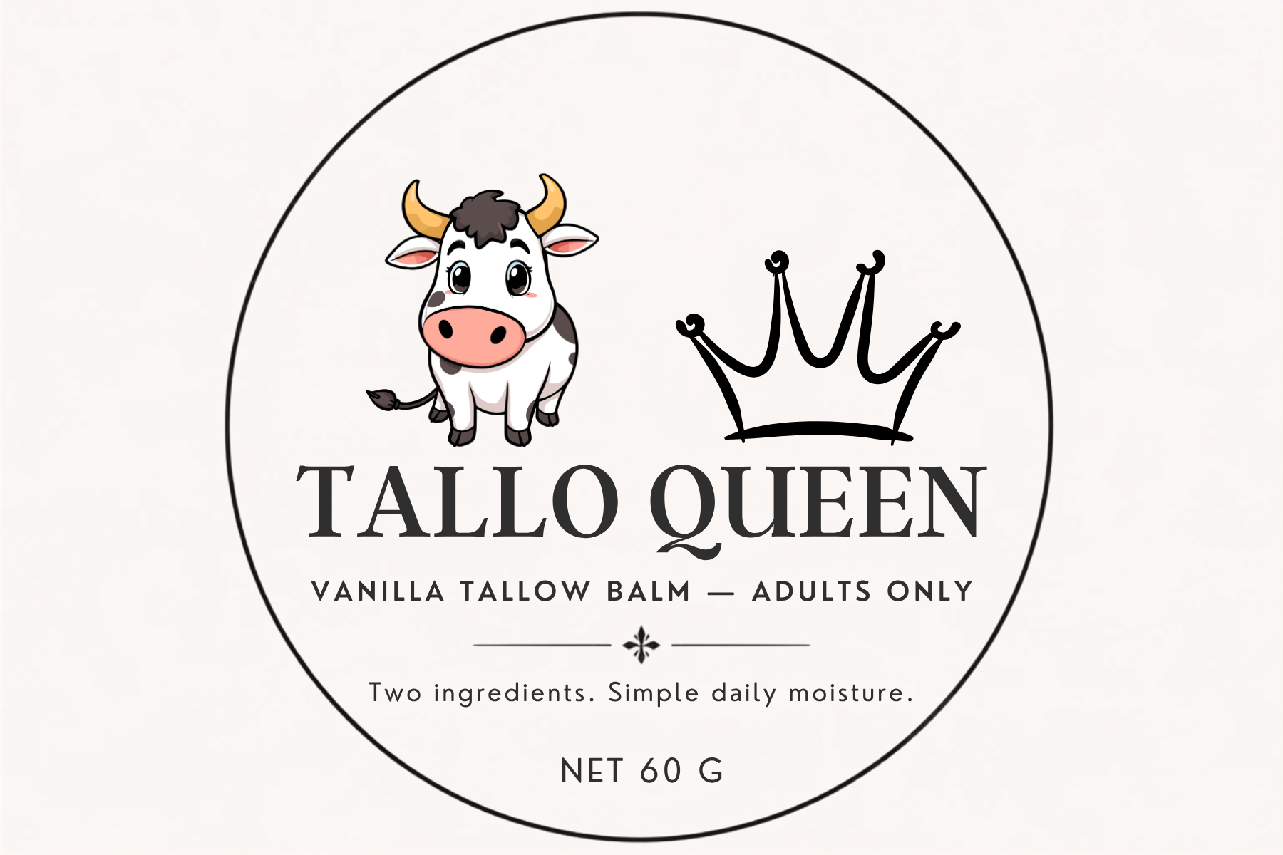 VANILLA TALLOW BALM, 60g