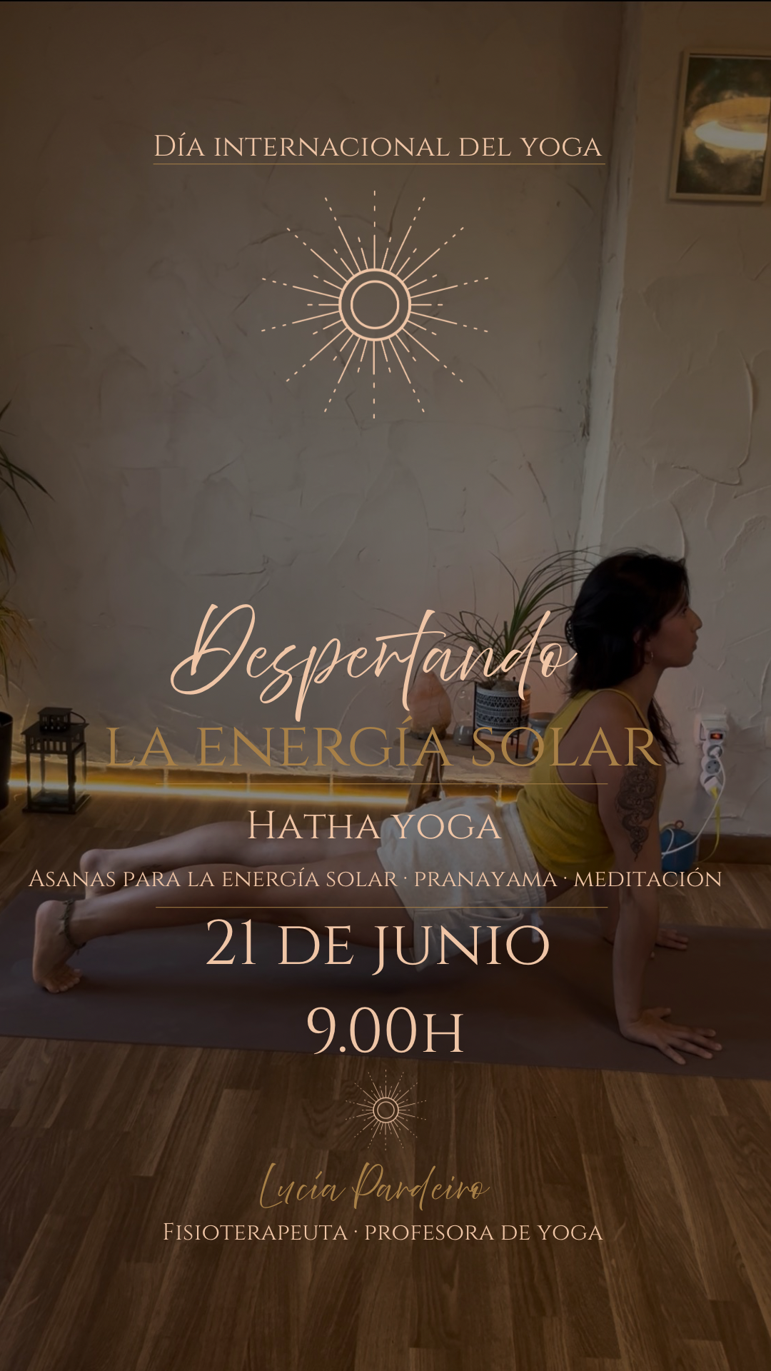 Despertando la Energía Solar · Taller de Hatha Yoga