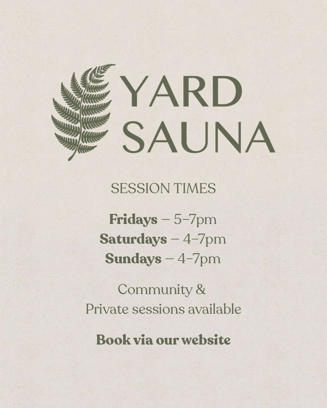 Yard Sauna is a wood-fired sauna tucked away at Ham House Stables in Richmond - a place to unwind and reconnect.

Above you&rsquo;ll find our session times and some FAQs.

Bookings are online via our website.

We hope to see you soon.

#RichmondLondo
