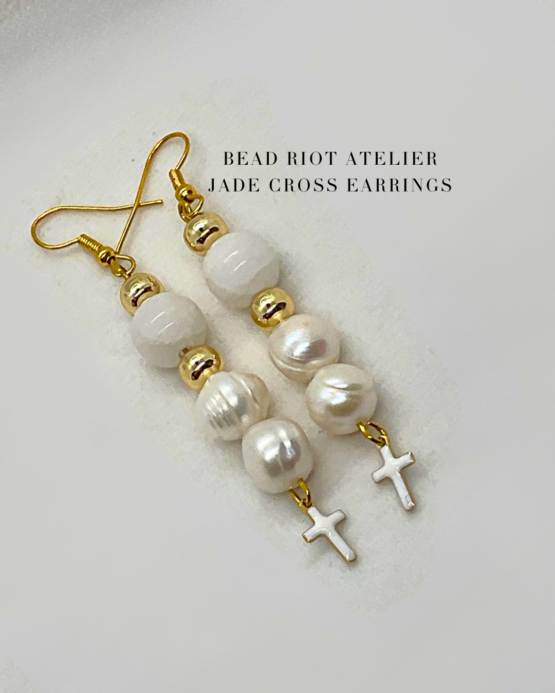 BEAD RIOT ATELIER OPAL CROSS EARRINGS - 1 2.png
