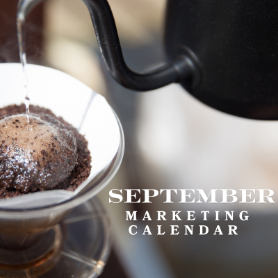 Your September Marketing Menu is here! 