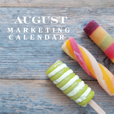 Your August Marketing Menu is here!