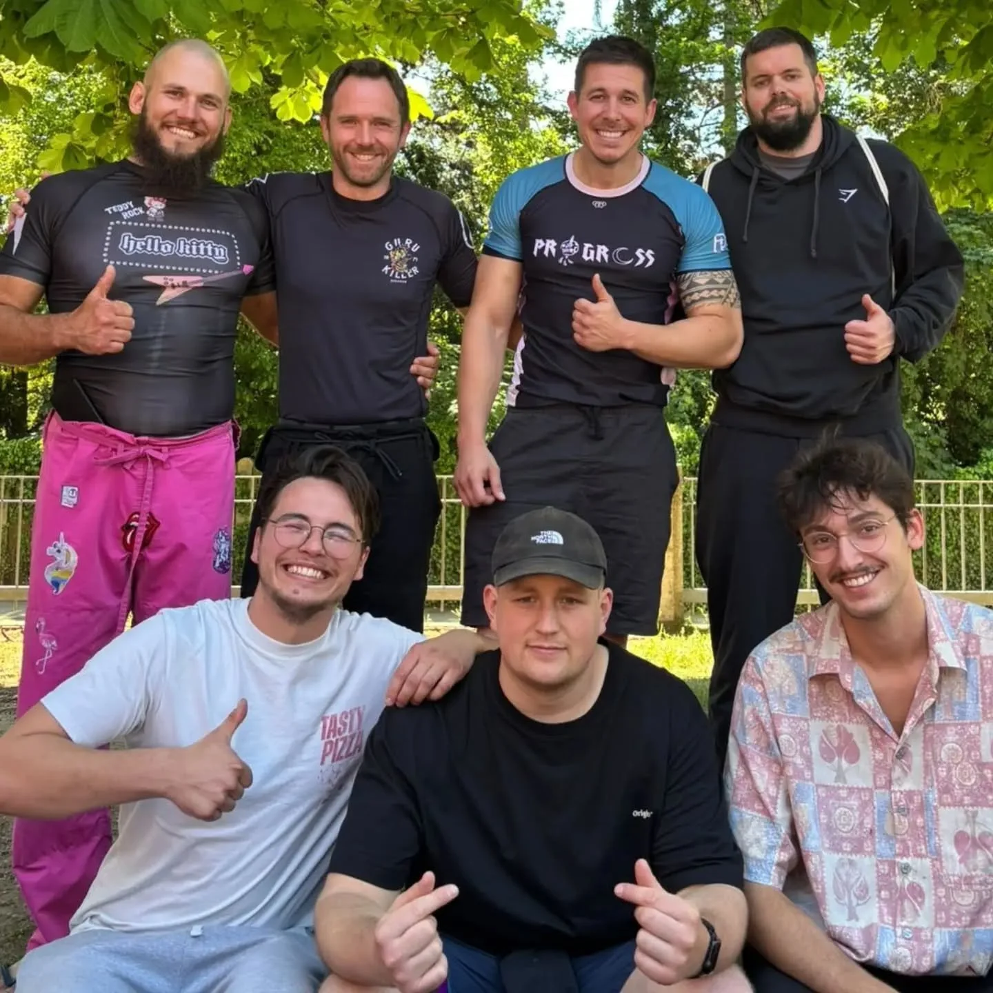 Heute gings f&uuml;r uns nach Ansbach zum k&auml;mpfen💪
Alle stark gek&auml;mpft, sind sehr stolz auf euch 🙏
Paar Medalien gabs auch:
@riegelstefan 🥇 (Gi, Blau, Master, -69kg)
@__hanneskannes__ 🥇🥇 (Gi+Nogi, Advanced, Adult, -85kg)
.
.
.
.
.
.
.
