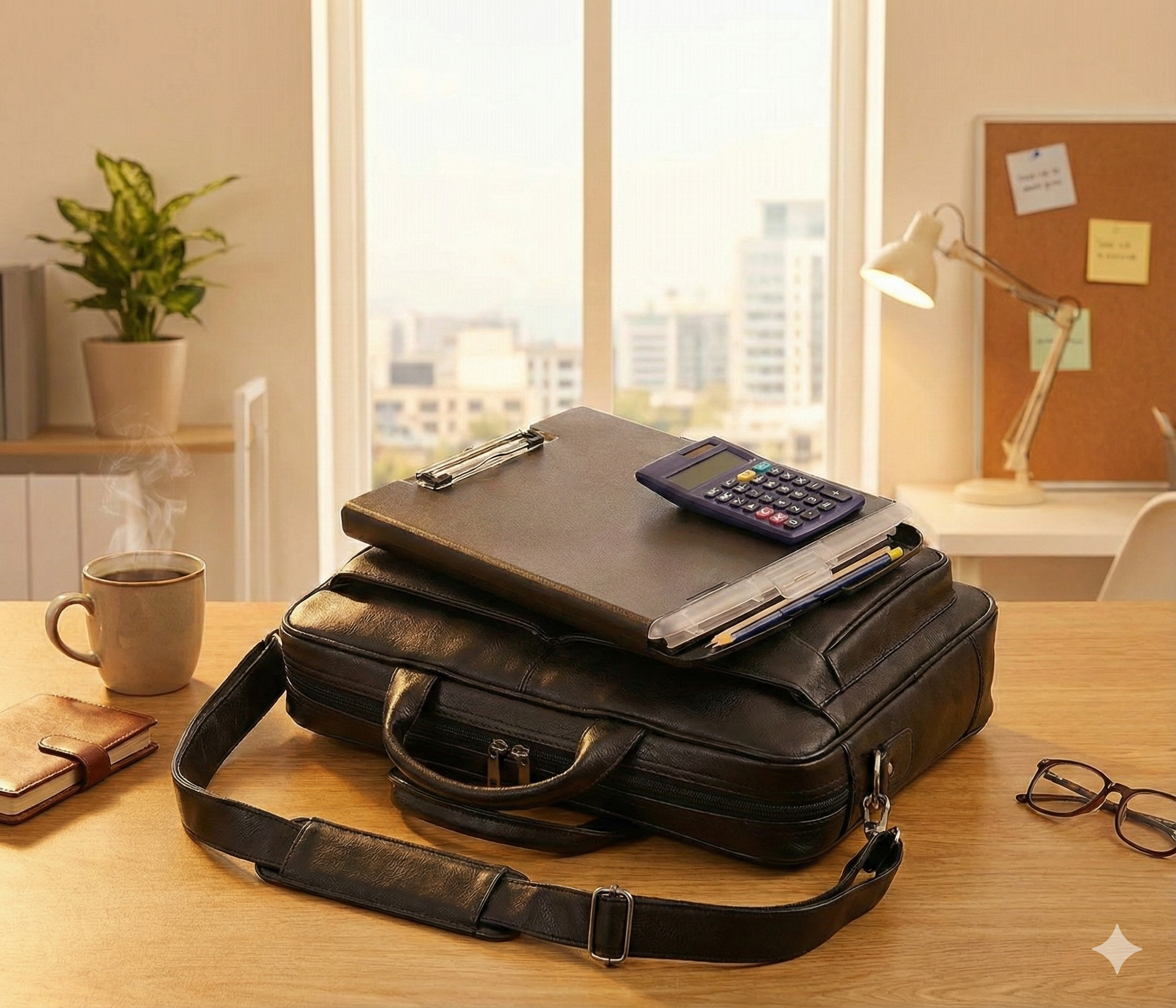 Porte documents avec rangement - À transporter partout !