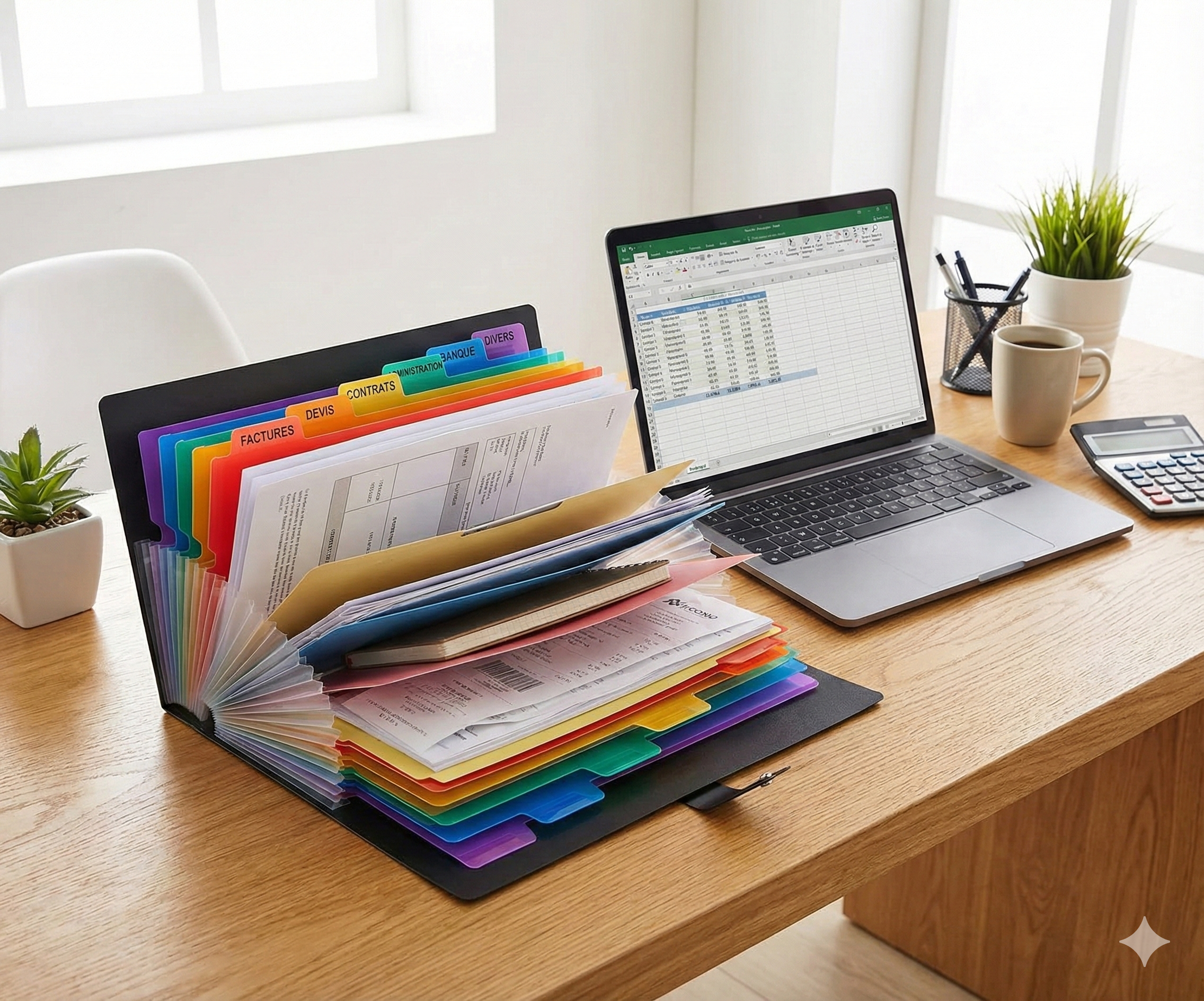 Trieur premium A4 - 7 compartiments (personnalisable)