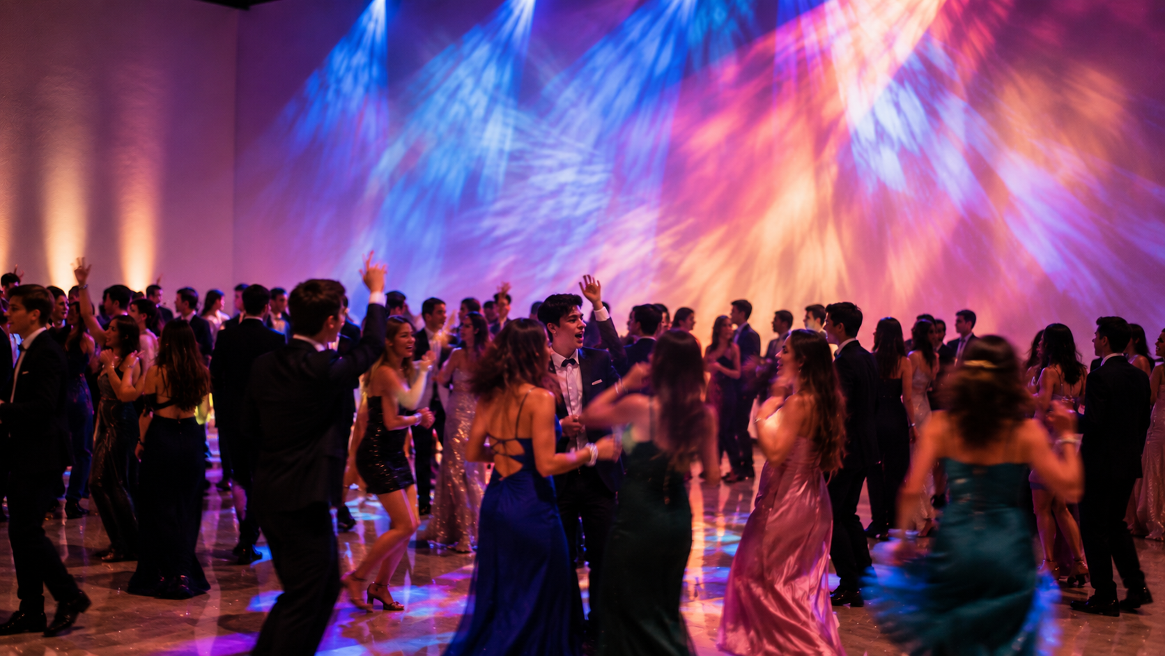 Vibrant dance party in full swing
