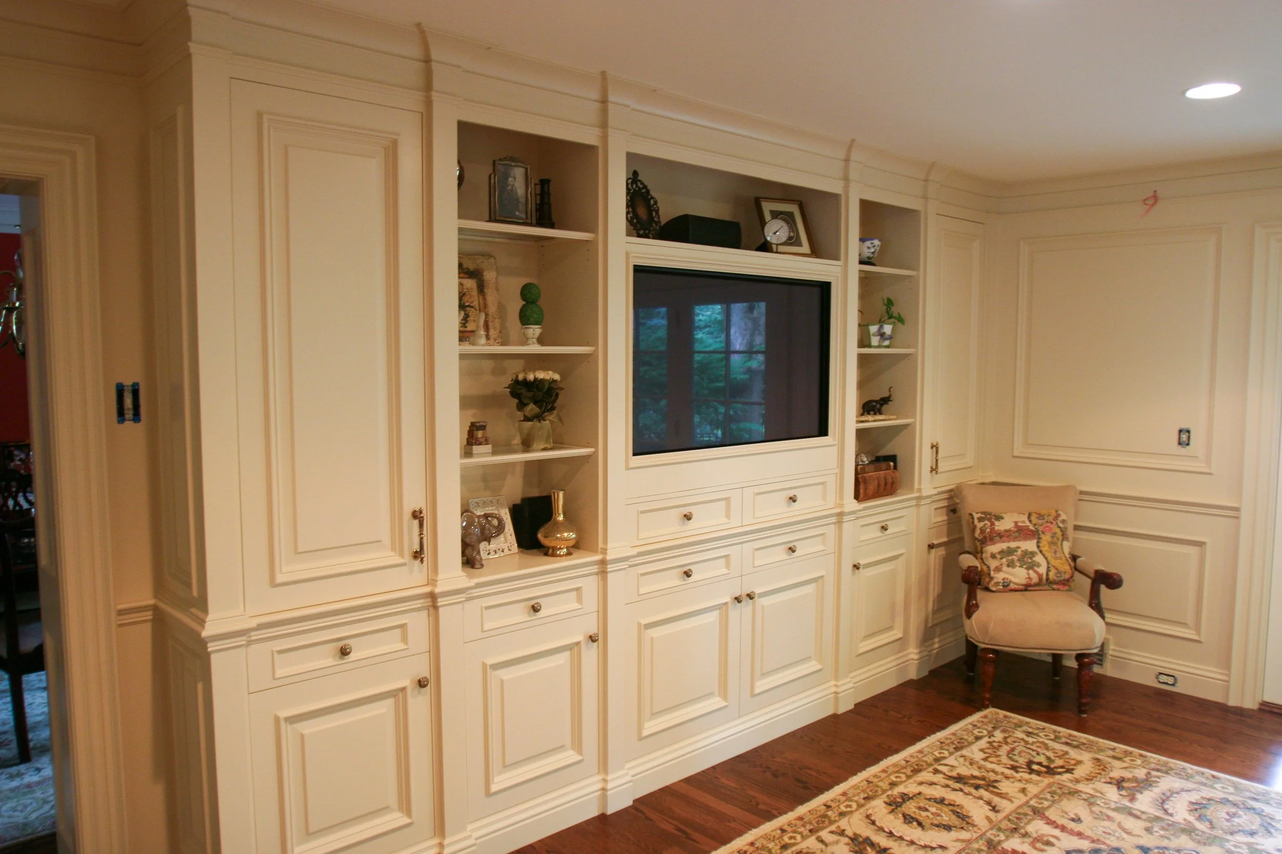 Custom cream built-ins 