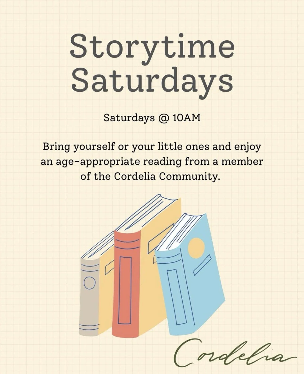 Storytime Saturday