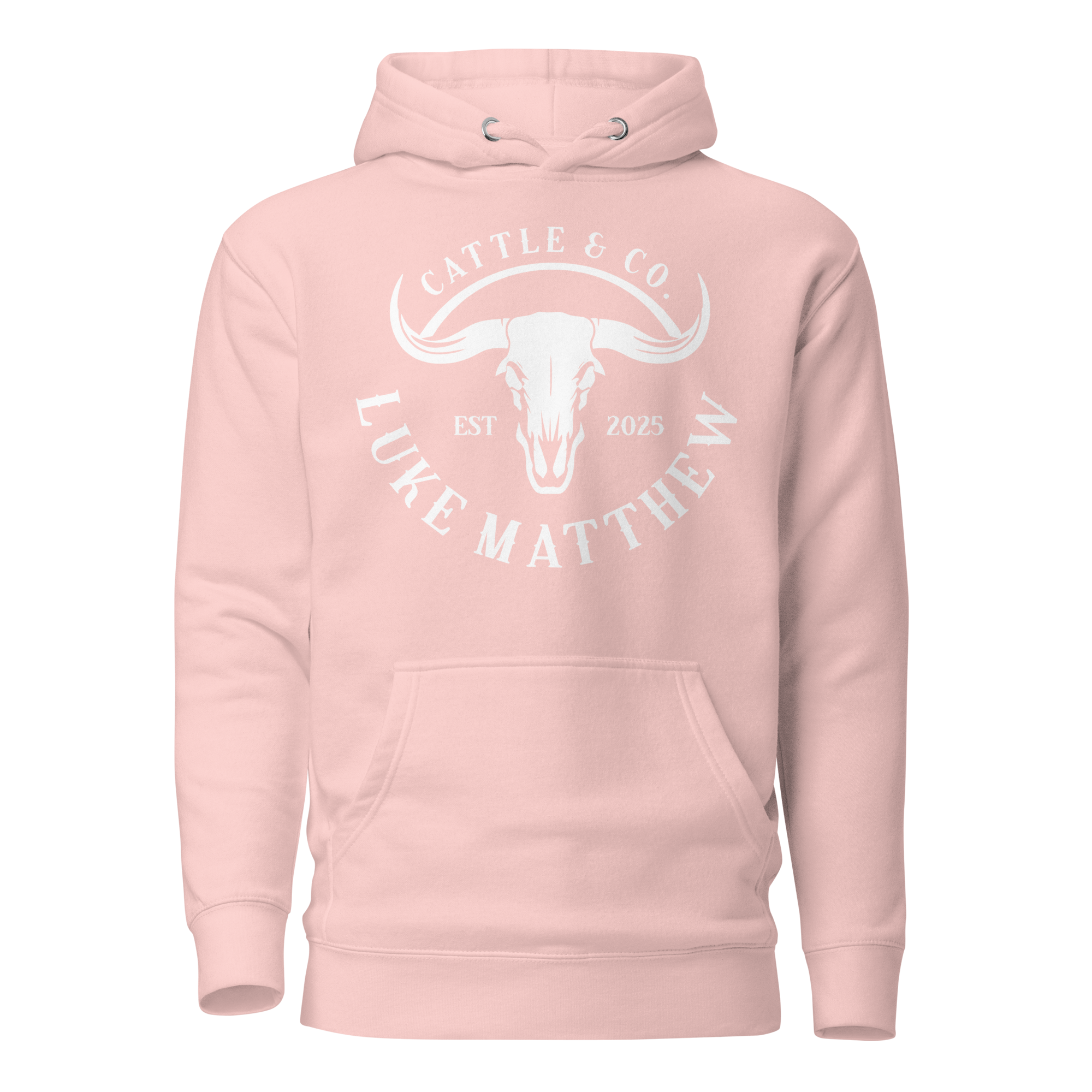 Hooded Sweatshirt - Luke Matthew Cattle & Co Logo - Ranch 1929 Brand