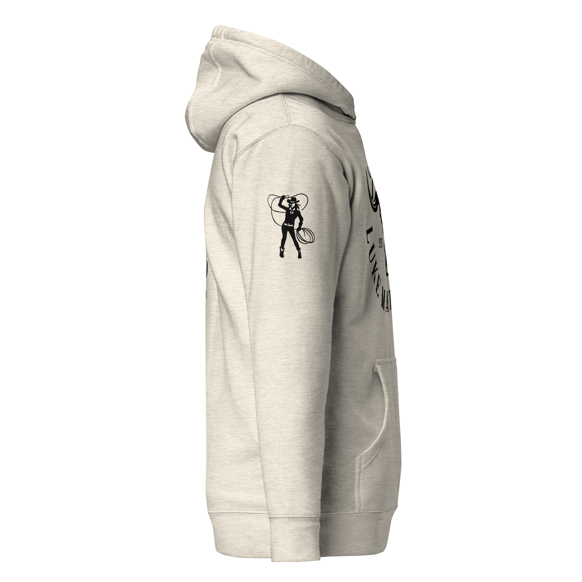 Hooded Sweatshirt - Luke Matthew Cattle & Co Logo - Ranch 1929 Brand