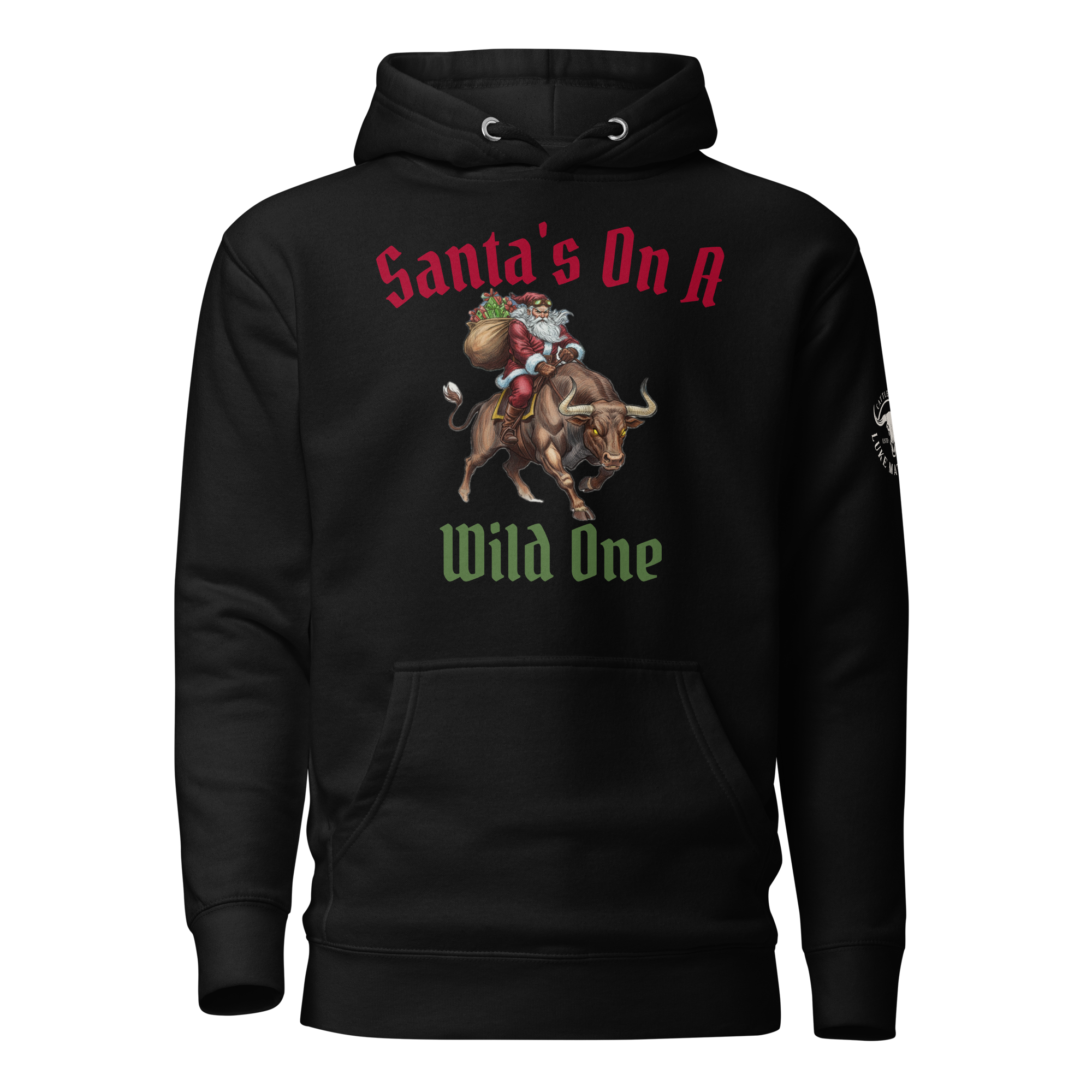 Santa's On A Wild One Premium Hoodie