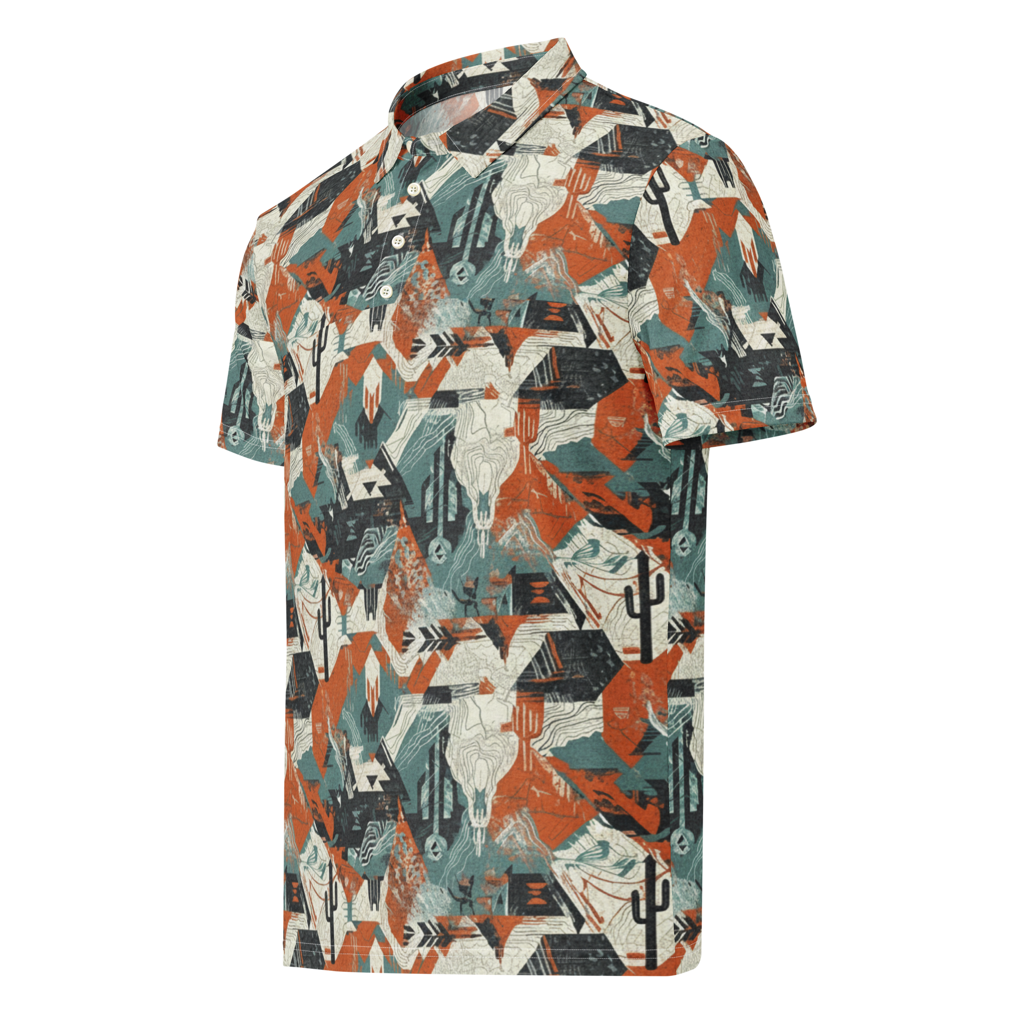 Men's Slim Fit Western Polo