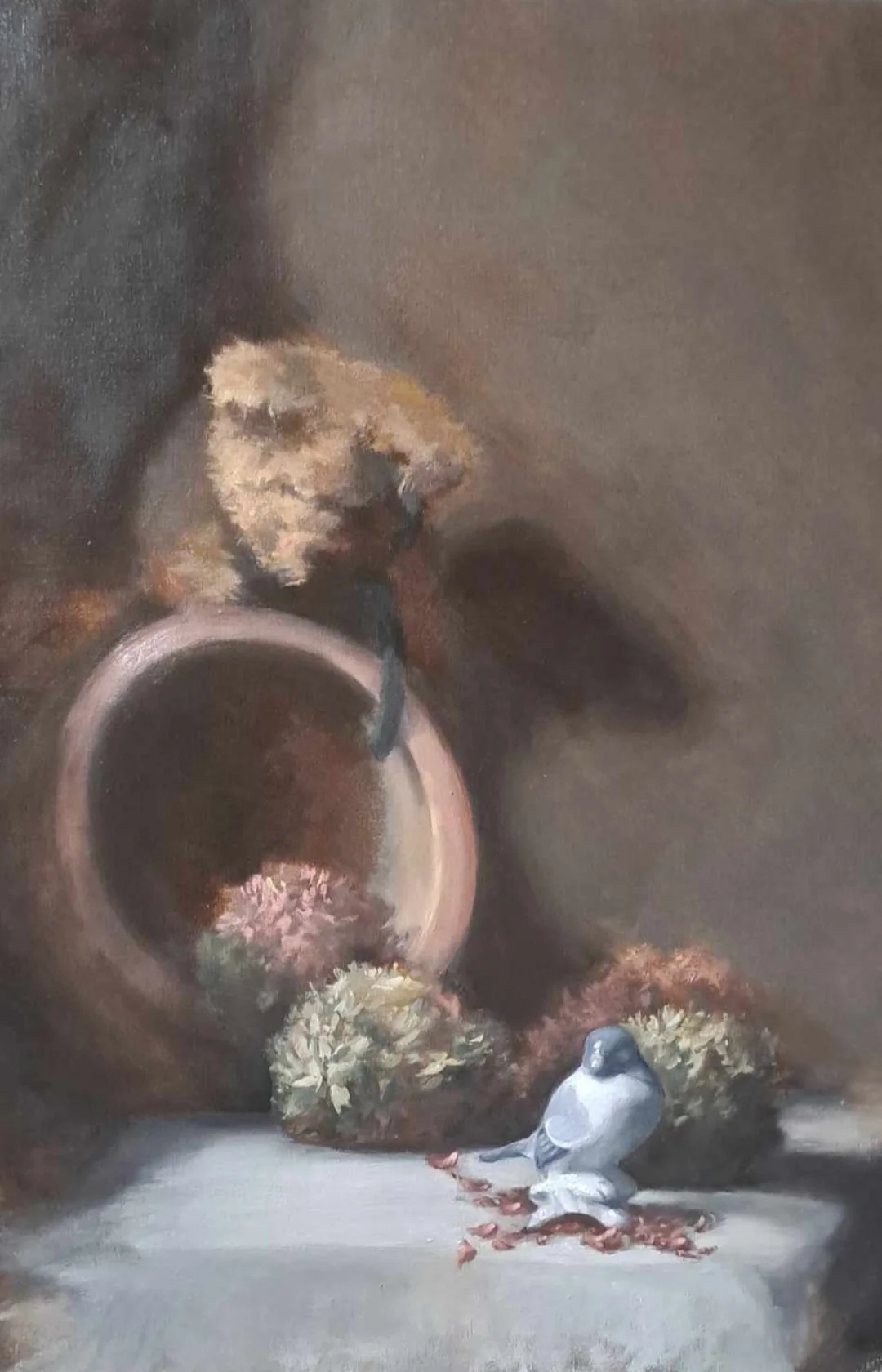 the watcher, oil on canvas