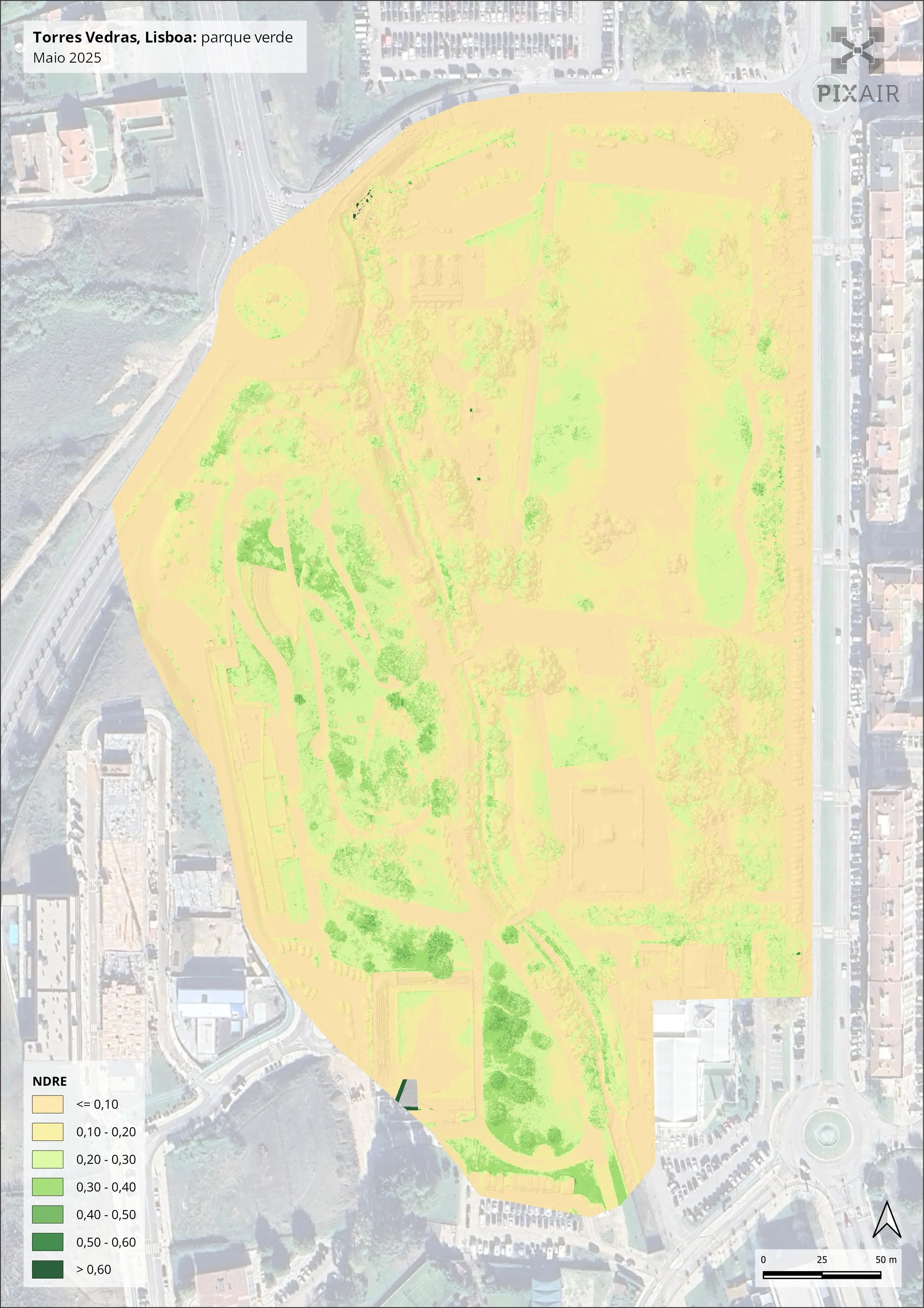 Normalized Difference Red Edge