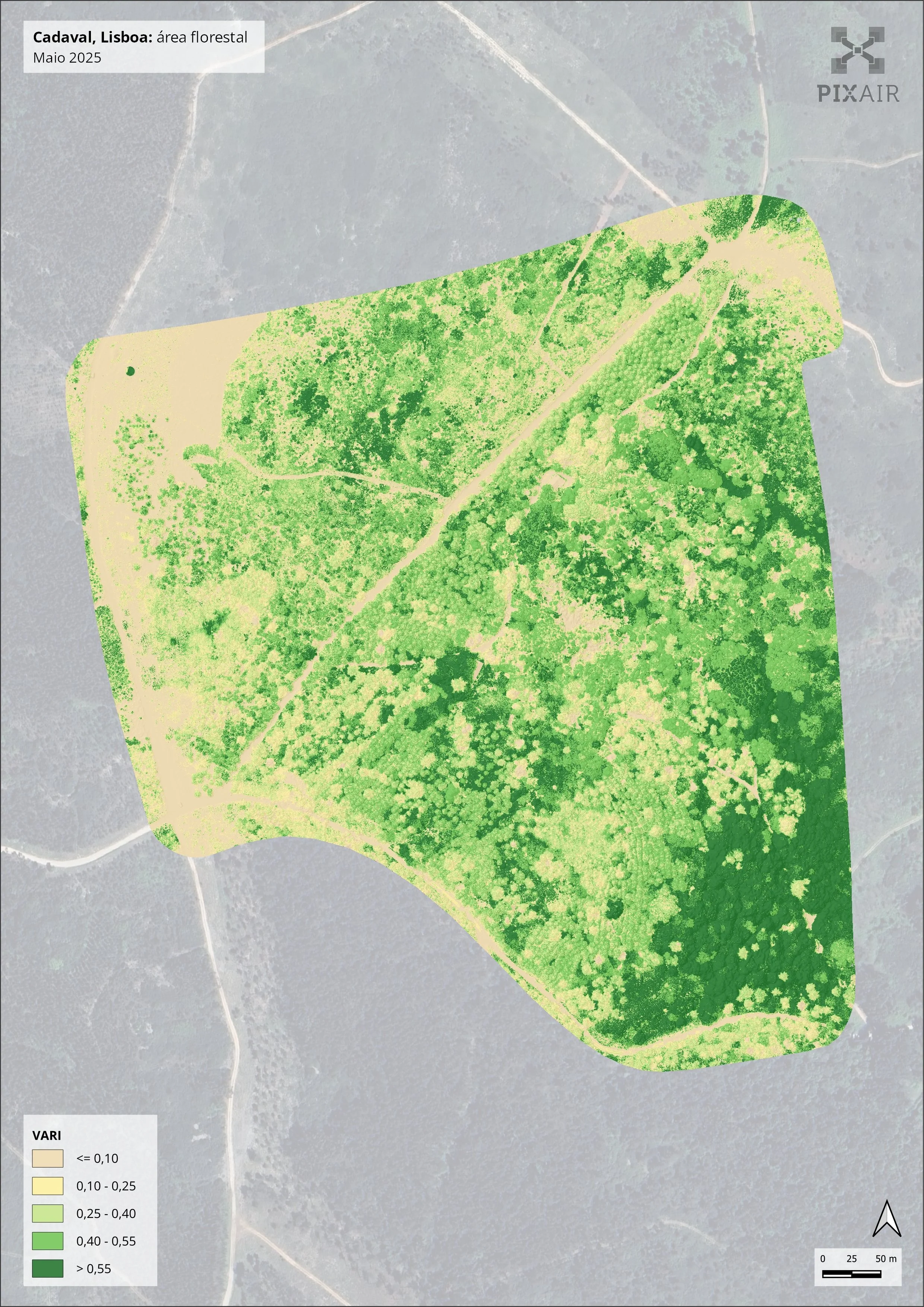 Visible Atmospherically Resistant Index