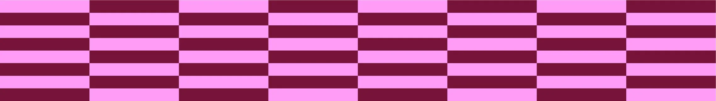 Een kleurrijk patroon met horizontale strepen in tinten roze en paars.