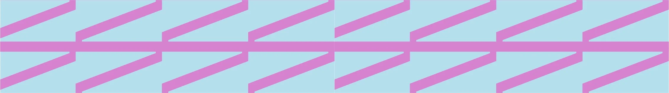 Een patroon met blauwe en paarse lijnen.