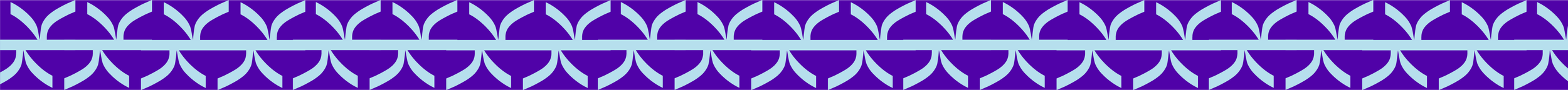 Patroon van blauwe en paarse halve cirkels en halve vlaktes