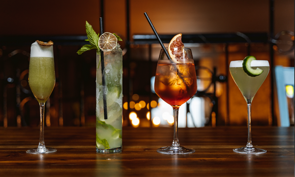 A selection of cocktails at The Barrelman