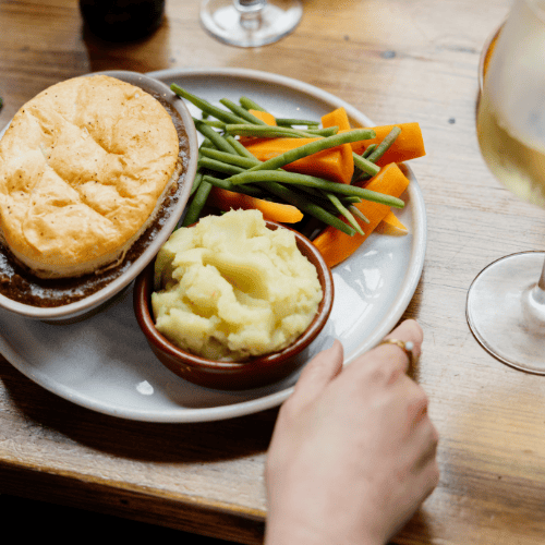 Steak Pie from our All Day Dining Menu
