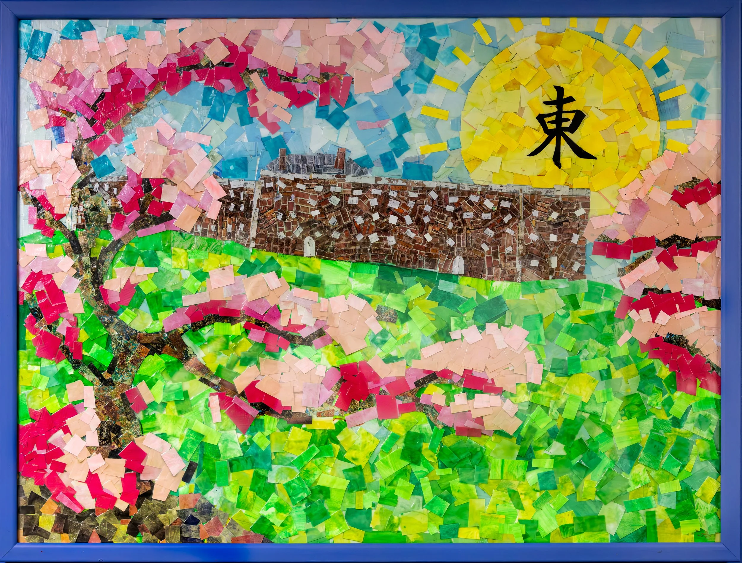 Group project, collage, 24 in x 36 in 