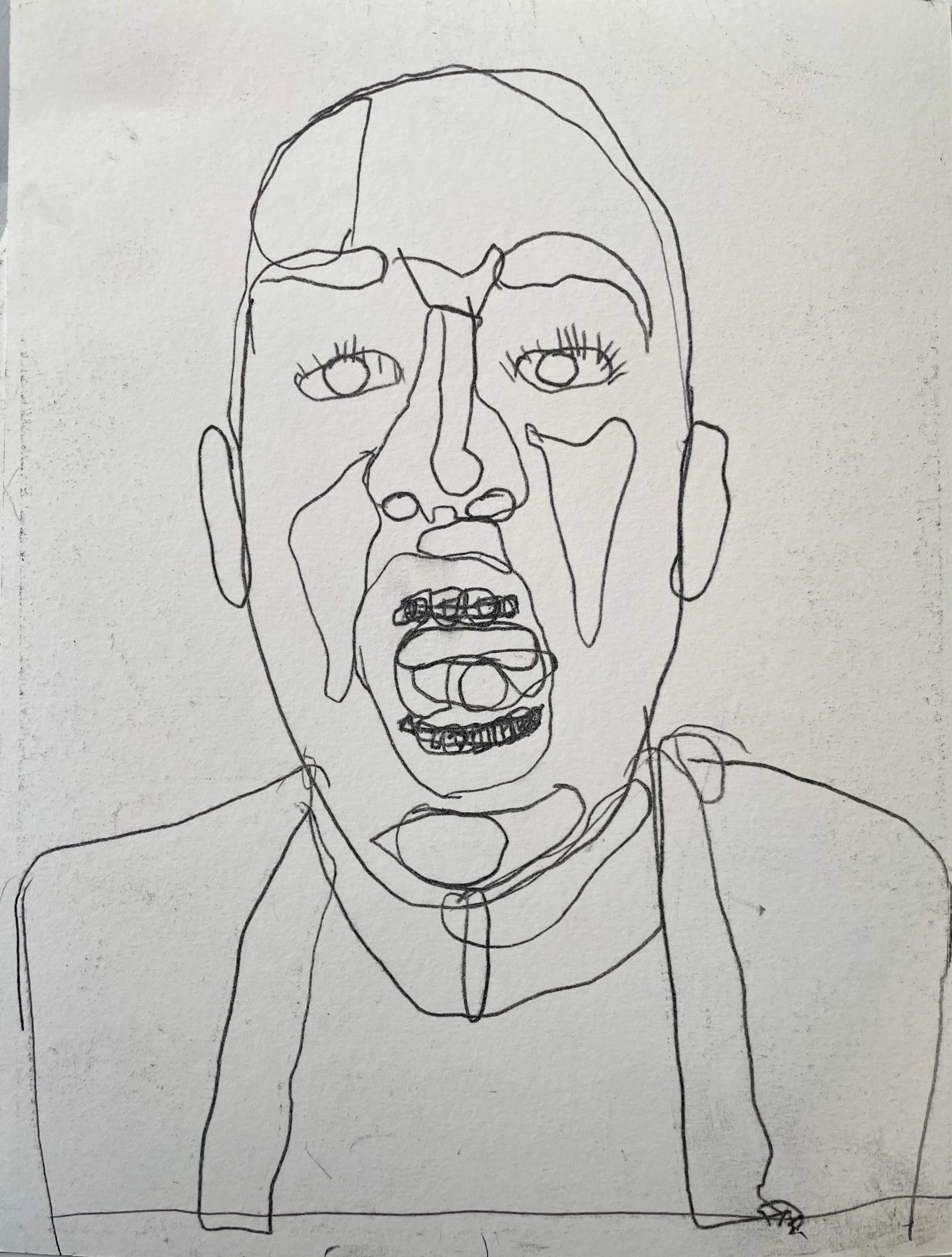 I.P., Illustration, 9 in x 12 in 