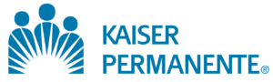 Kaiser Permanente logo with stylized human figures and text